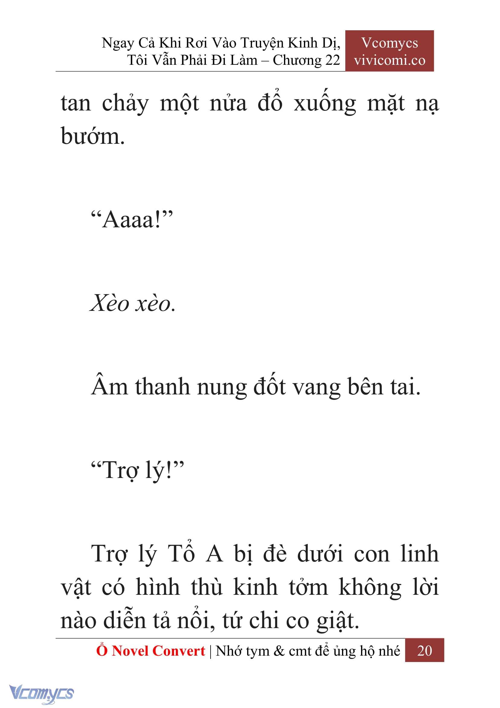 [Novel] Ngay Cả Khi Rơi Vào Truyện Kinh Dị, Tôi Vẫn Phải Đi Làm Chap 22 - Trang 2