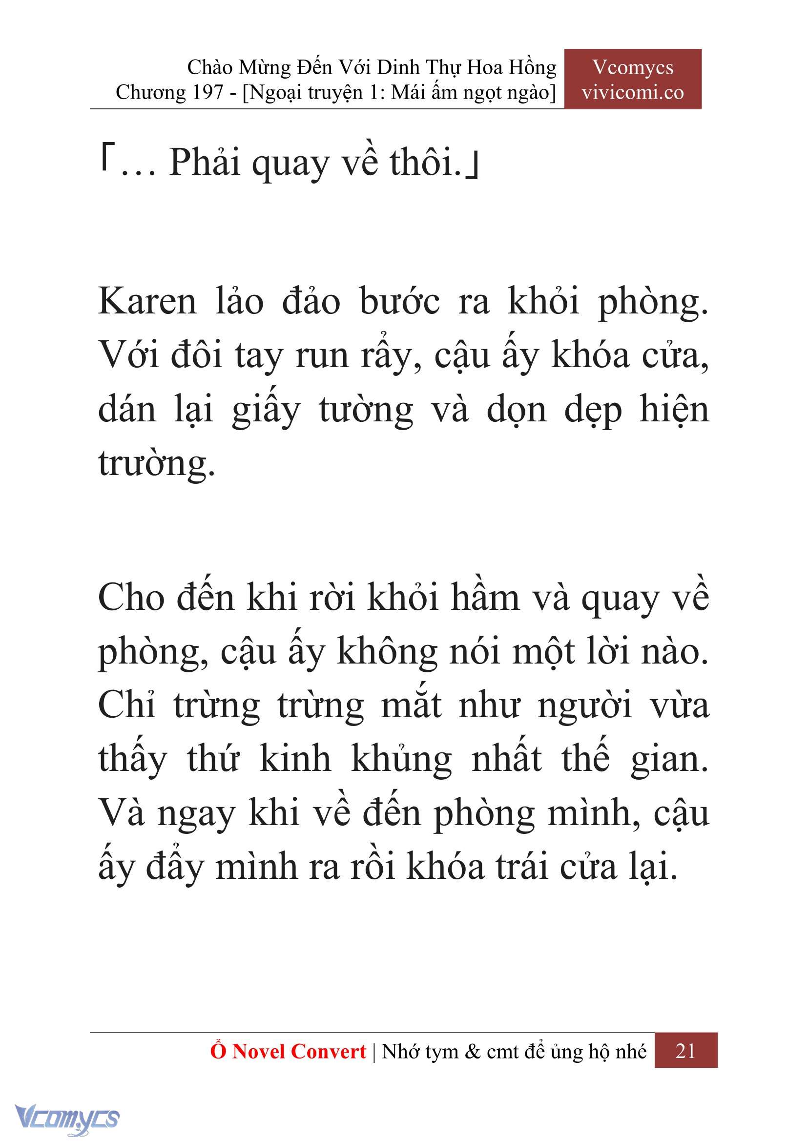 [Novel] Chào Mừng Đến Với Dinh Thự Hoa Hồng Chap 197 - Trang 2