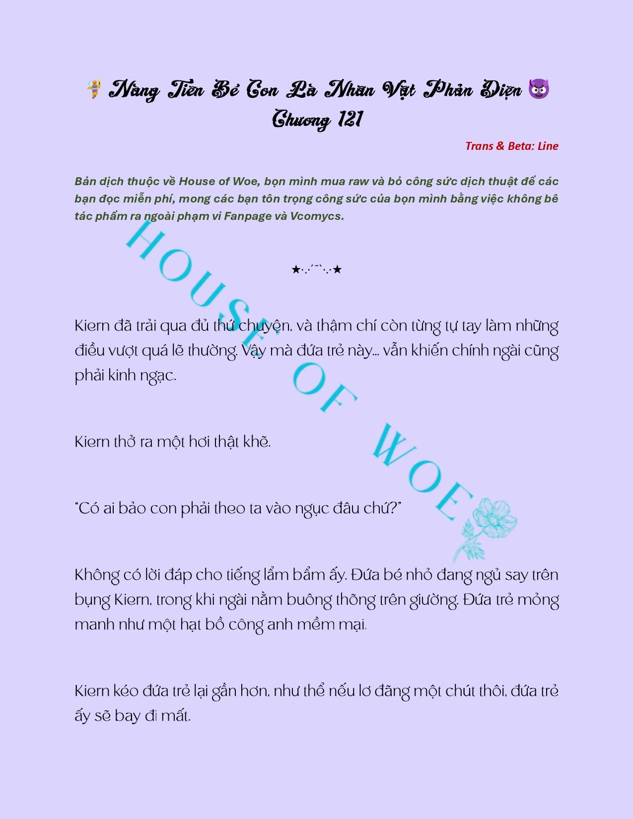 [NOVEL] NÀNG TIÊN BÉ CON LÀ NHÂN VẬT PHẢN DIỆN Chap 121 - Trang 2