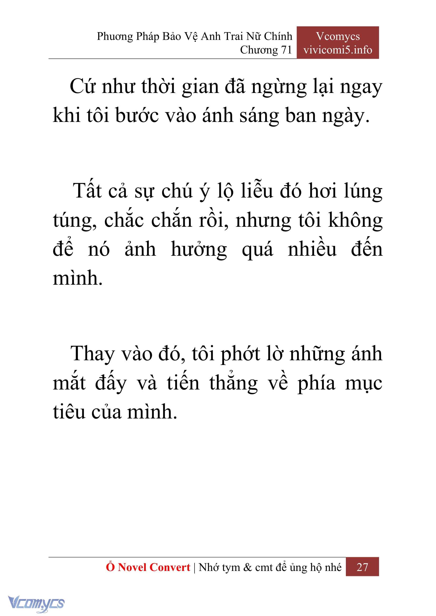 [Novel] Phương Pháp Bảo Vệ Anh Trai Nữ Chính Chap 71 - Trang 2