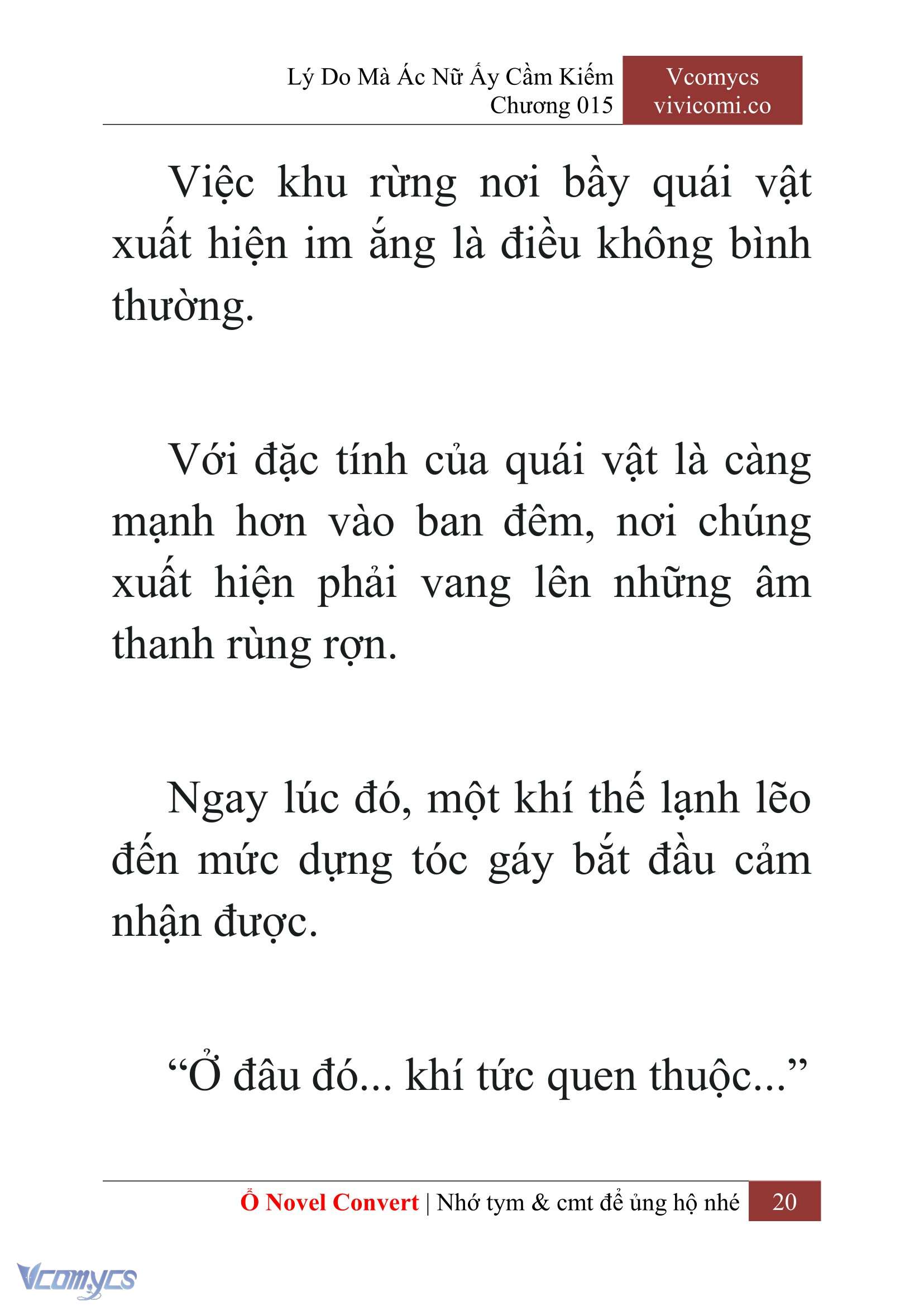 [Novel] Lý Do Mà Ác Nữ Ấy Cầm Kiếm Chap 15 - Trang 2