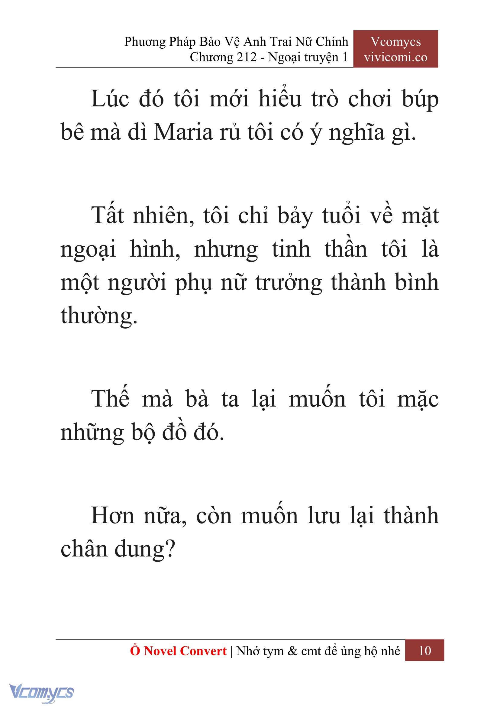 [Novel] Phương Pháp Bảo Vệ Anh Trai Nữ Chính Chap 212 - Trang 2