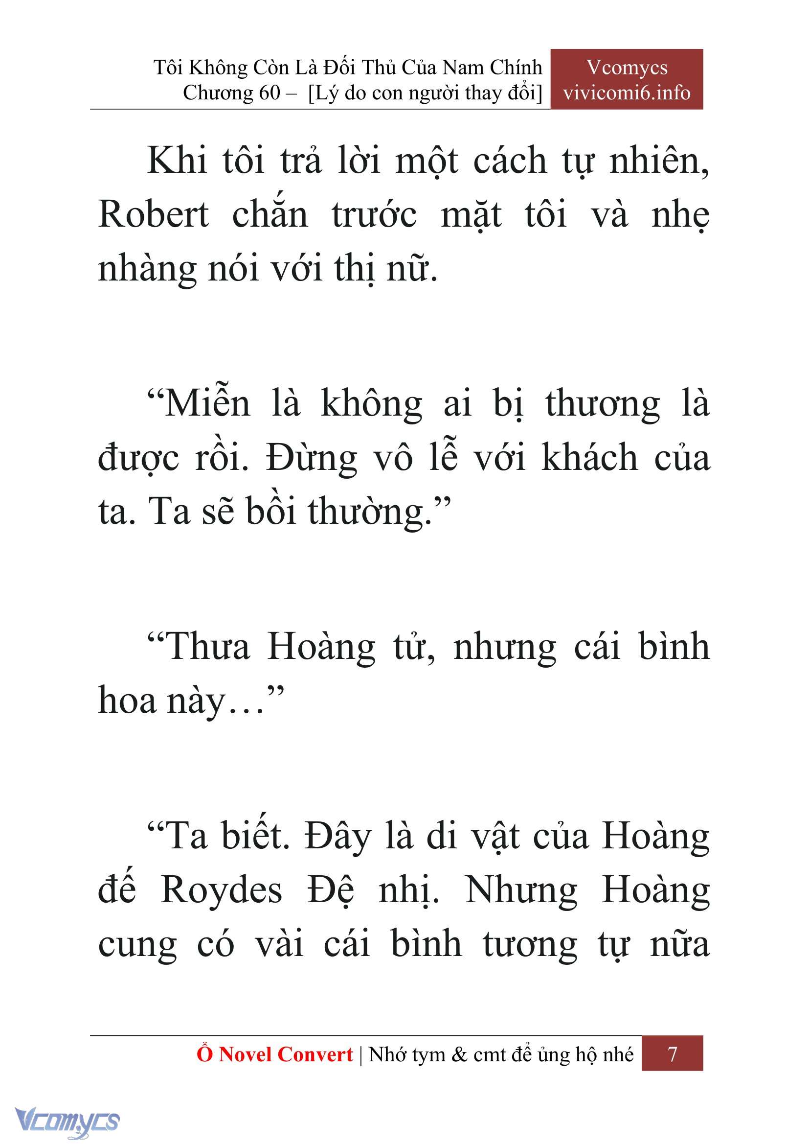 [Novel] Tôi Không Còn Là Đối Thủ Của Nam Chính Chap 60 - Trang 2