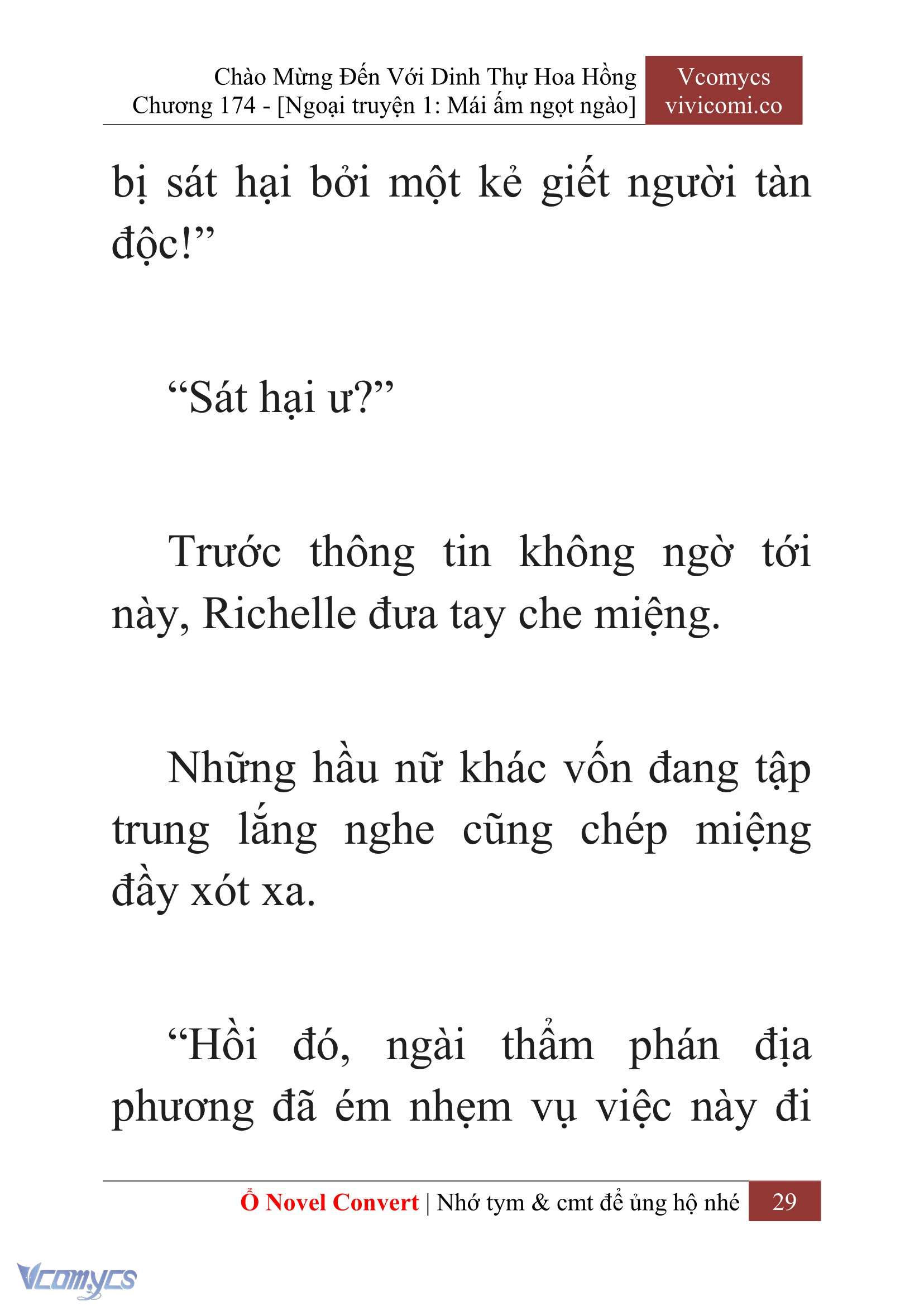 [Novel] Chào Mừng Đến Với Dinh Thự Hoa Hồng Chap 174 - Trang 2