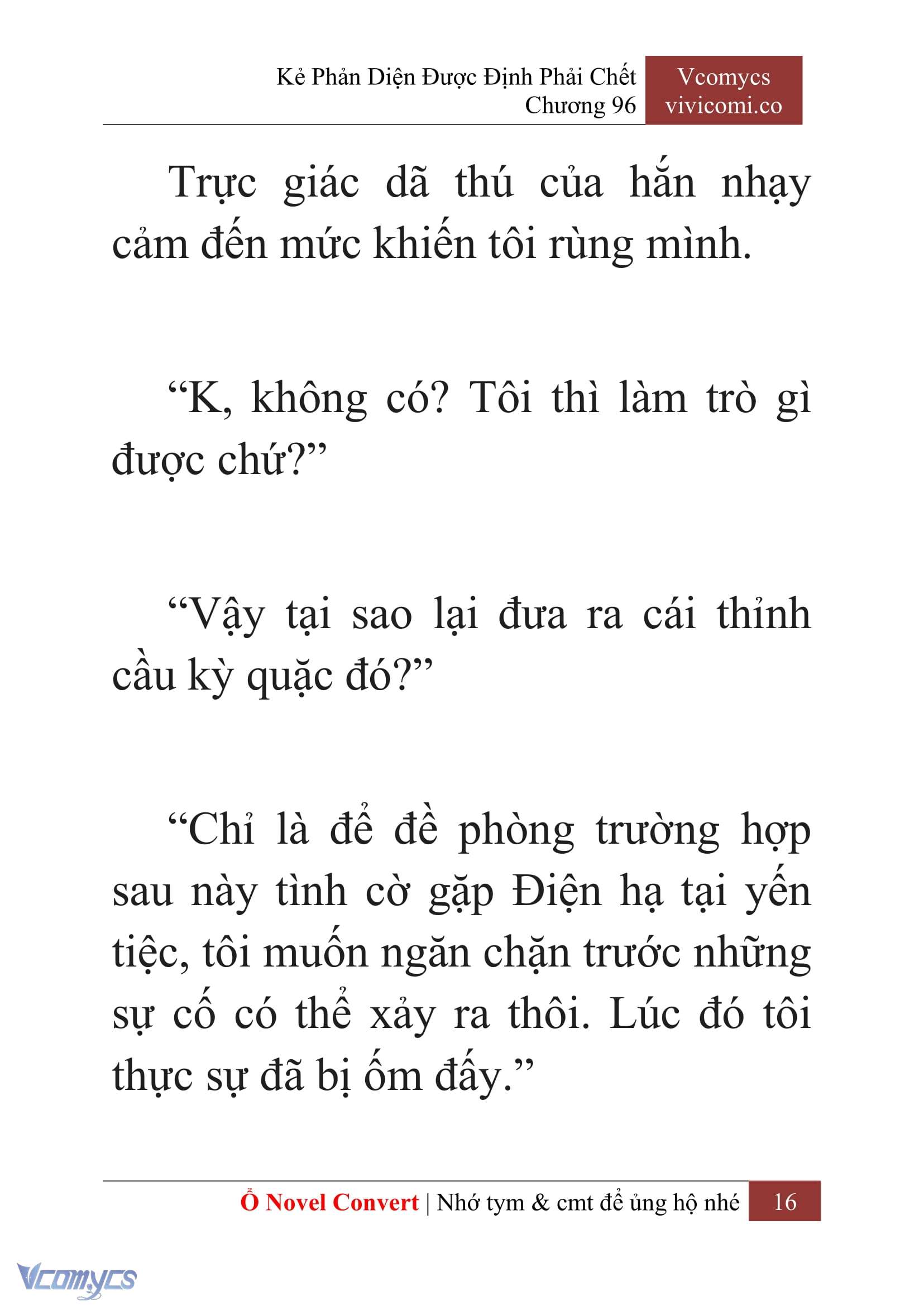 [Novel] Kẻ Phản Diện Được Định Phải Chết Chap 96 - Trang 2
