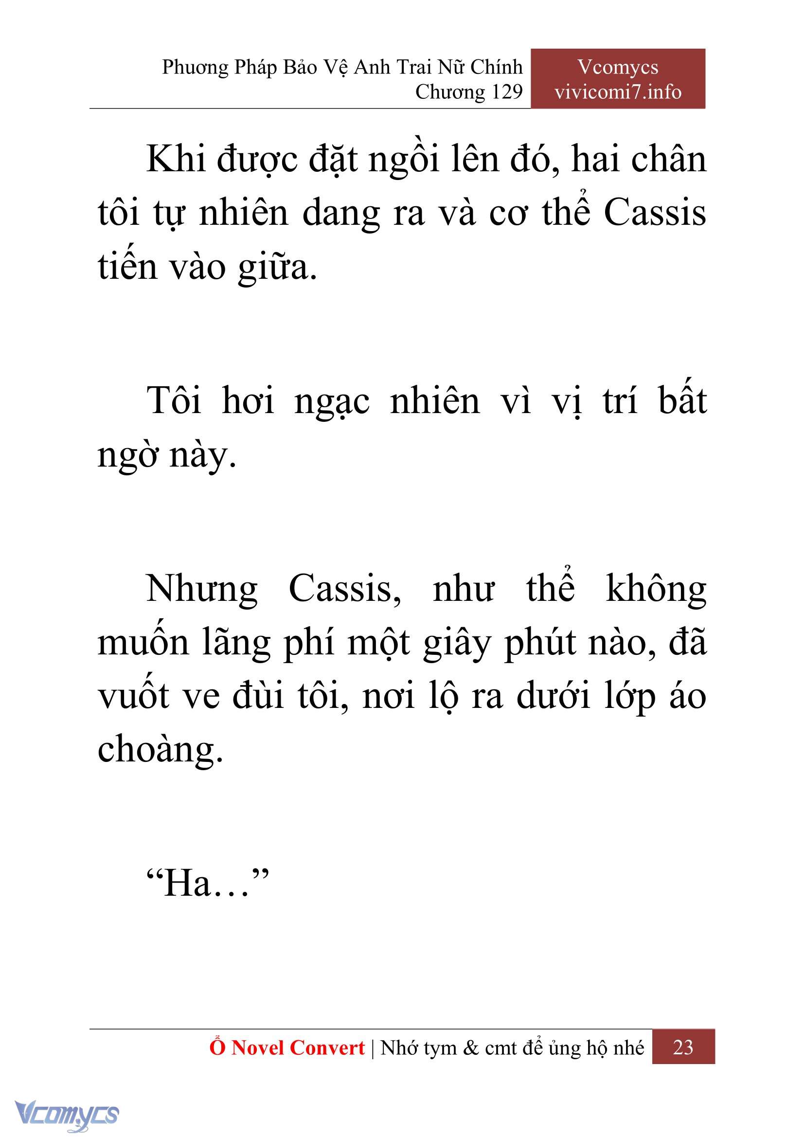 [Novel] Phương Pháp Bảo Vệ Anh Trai Nữ Chính Chap 129 - Trang 2