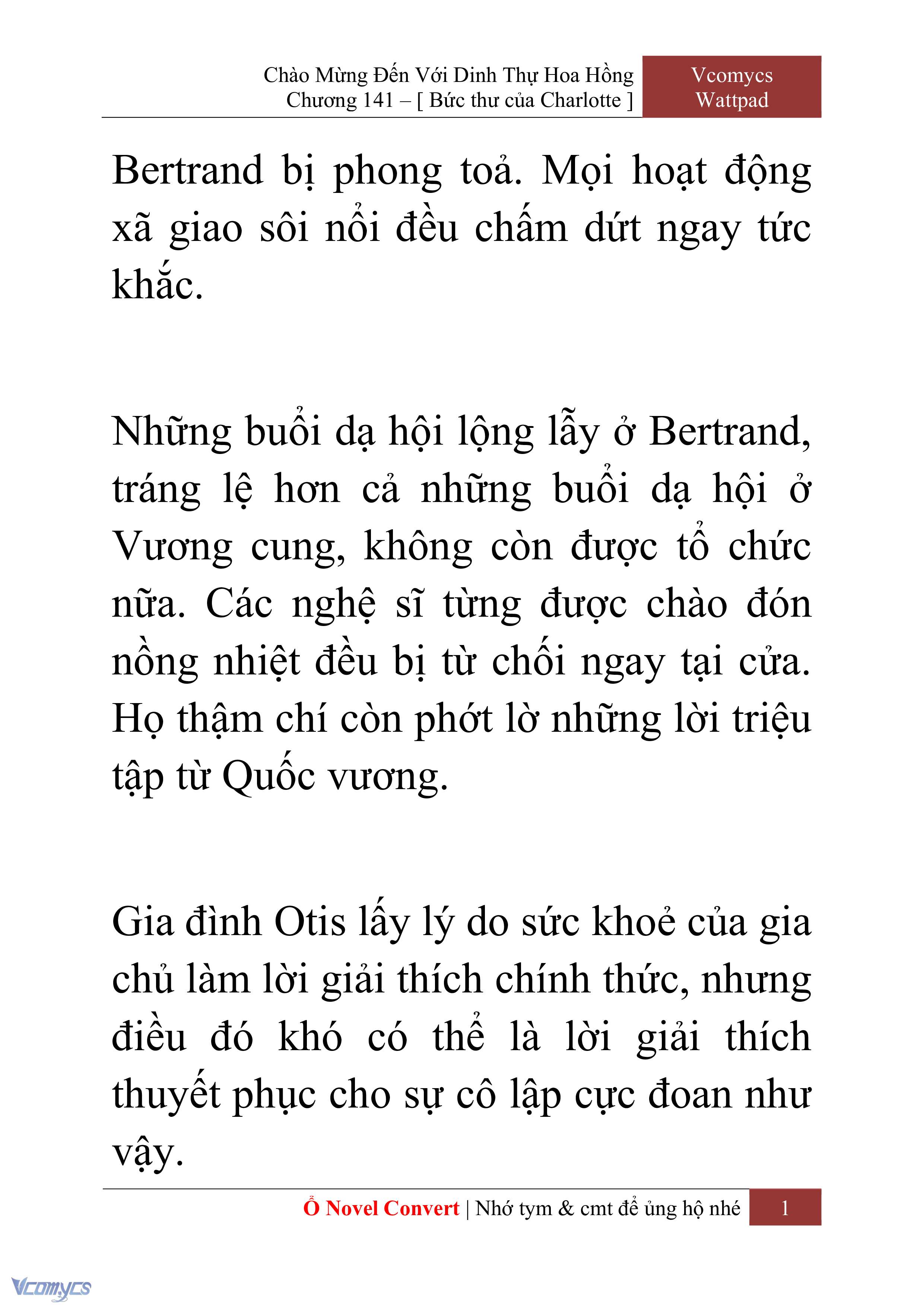 [Novel] Chào Mừng Đến Với Dinh Thự Hoa Hồng Chap 141 - Trang 2