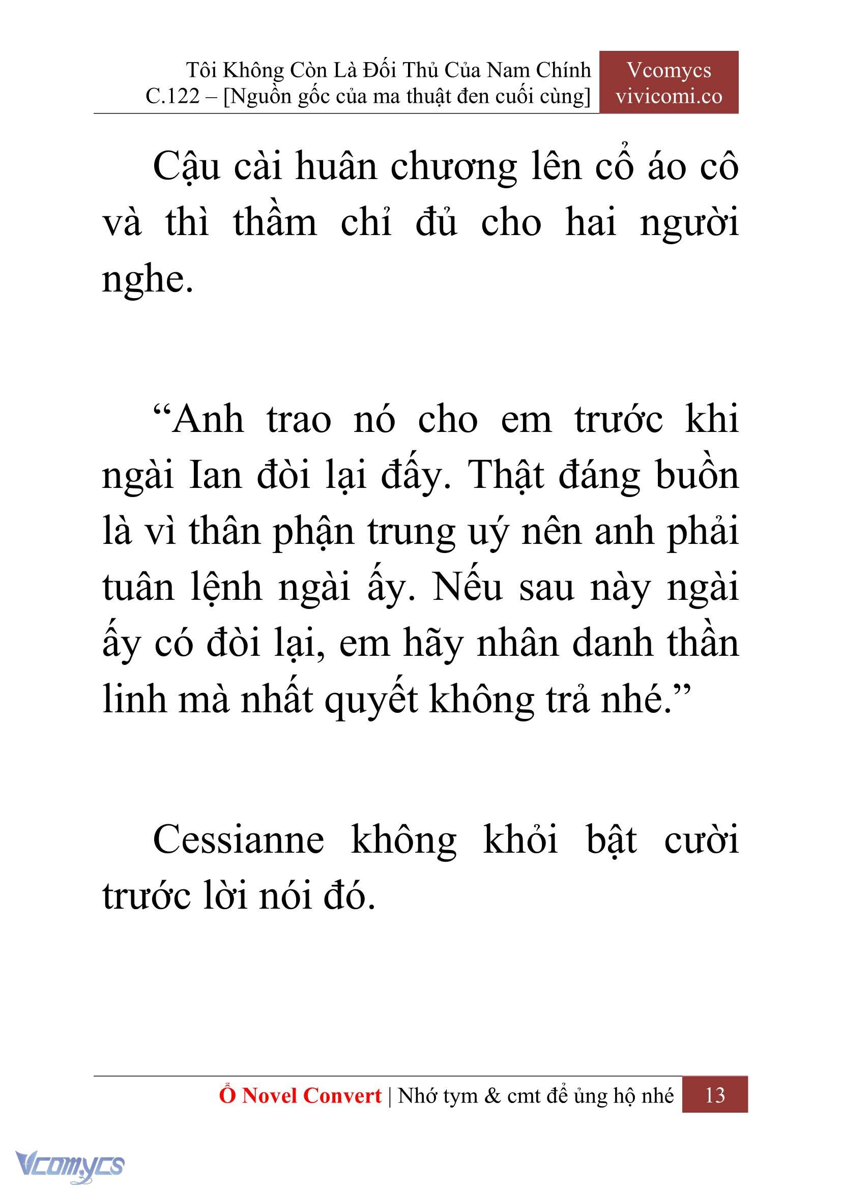 [Novel] Tôi Không Còn Là Đối Thủ Của Nam Chính Chap 122 - Trang 2