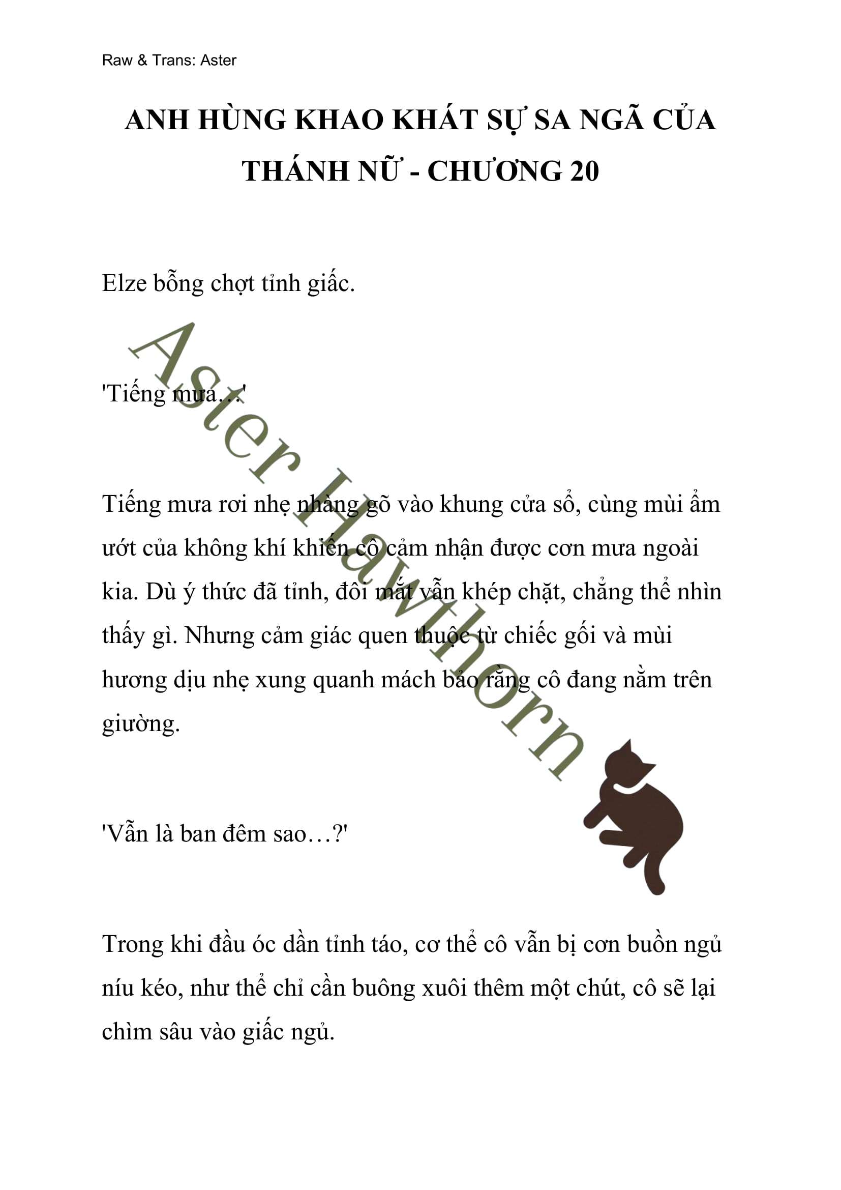 [NOVEL] Anh Hùng Khao Khát Sự Sa Ngã Của Thánh Nữ Chap 20 - Trang 2