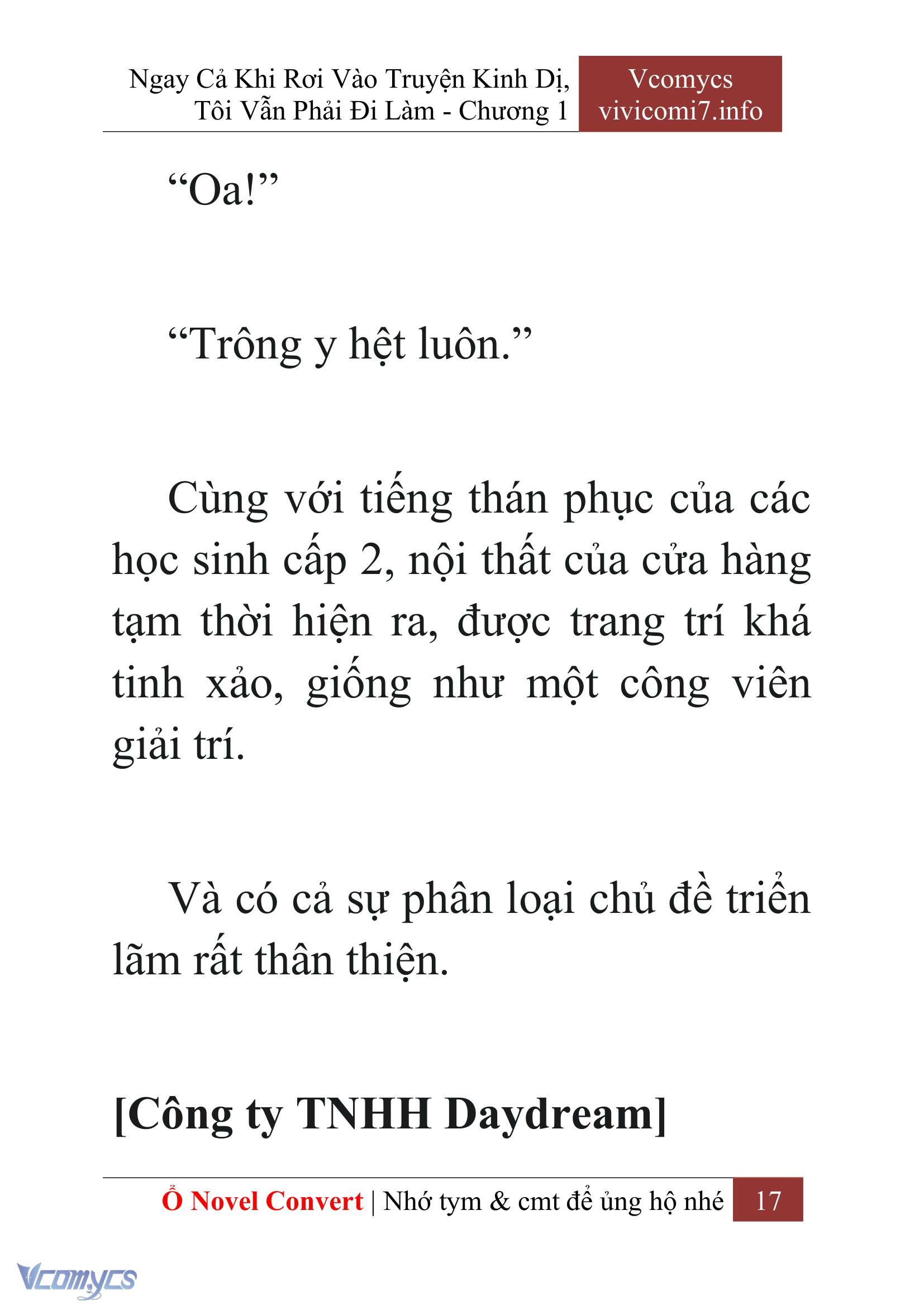 [Novel] Ngay Cả Khi Rơi Vào Truyện Kinh Dị, Tôi Vẫn Phải Đi Làm Chap 1 - Trang 2
