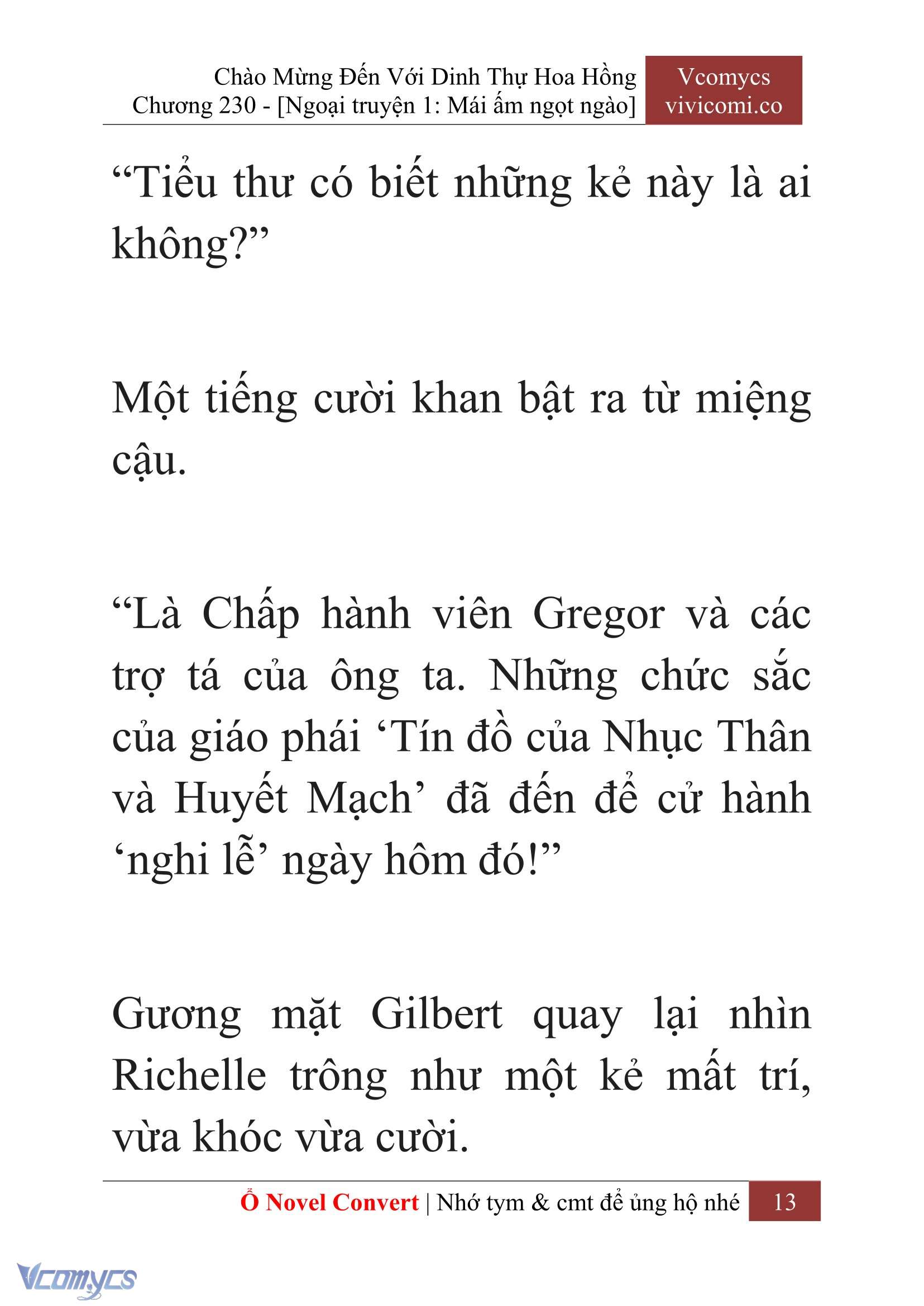 [Novel] Chào Mừng Đến Với Dinh Thự Hoa Hồng Chap 230 - Trang 2