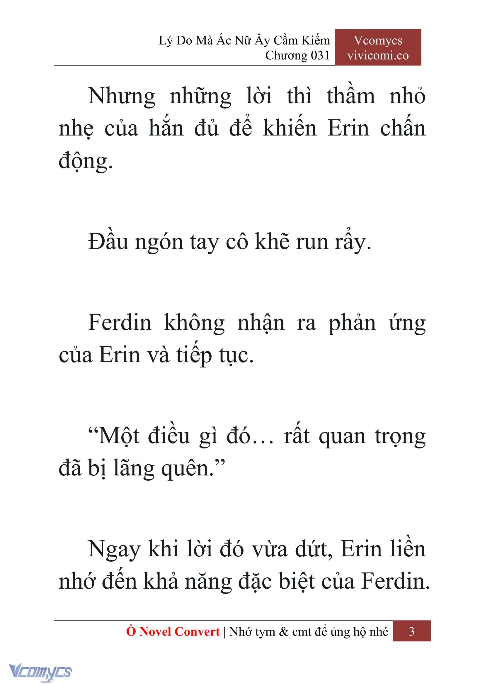 [Novel] Lý Do Mà Ác Nữ Ấy Cầm Kiếm Chap 31 - Trang 2