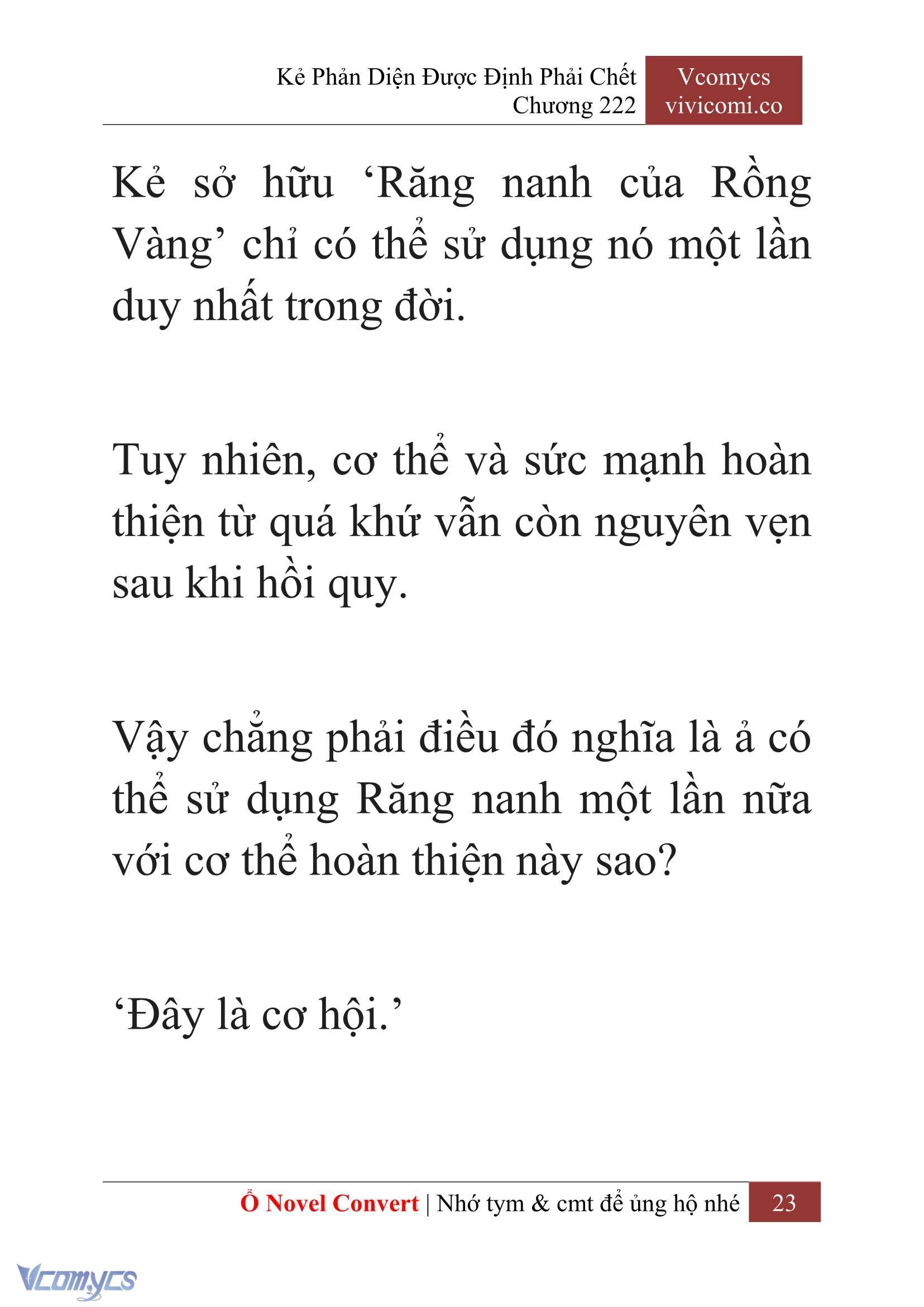 [Novel] Kẻ Phản Diện Được Định Phải Chết Chap 222 - Next Chap 223