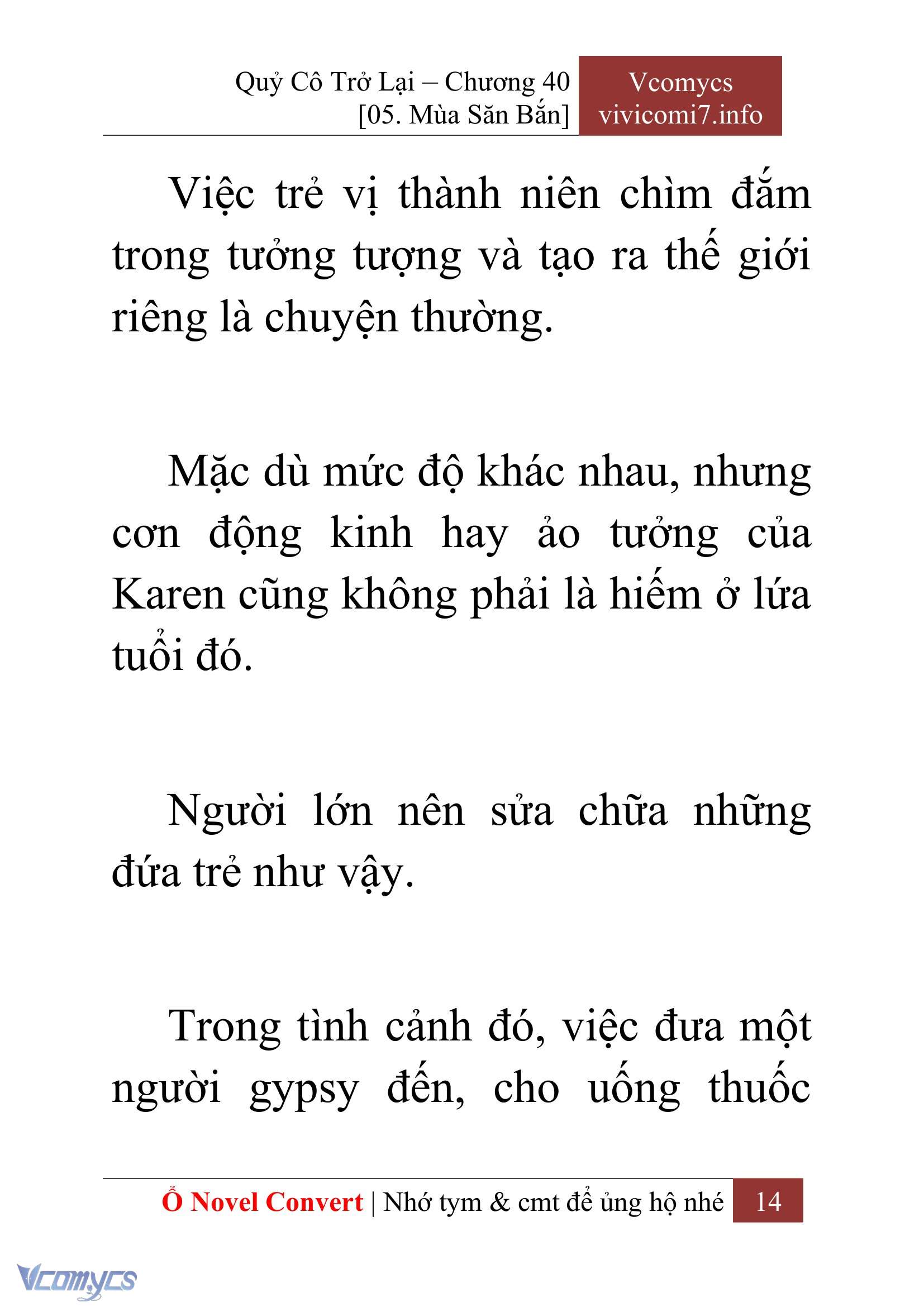 [Novel] Quý Cô Trở Lại Chap 40 - Trang 2