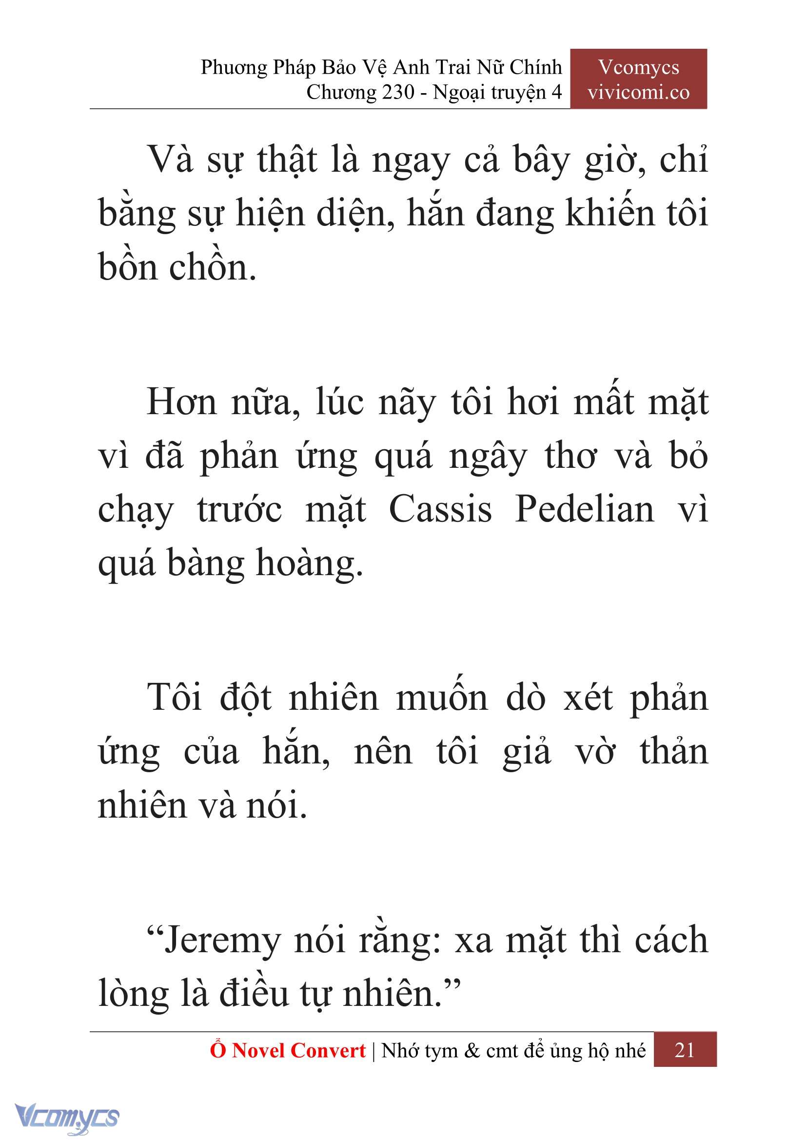 [Novel] Phương Pháp Bảo Vệ Anh Trai Nữ Chính Chap 230 - Trang 2