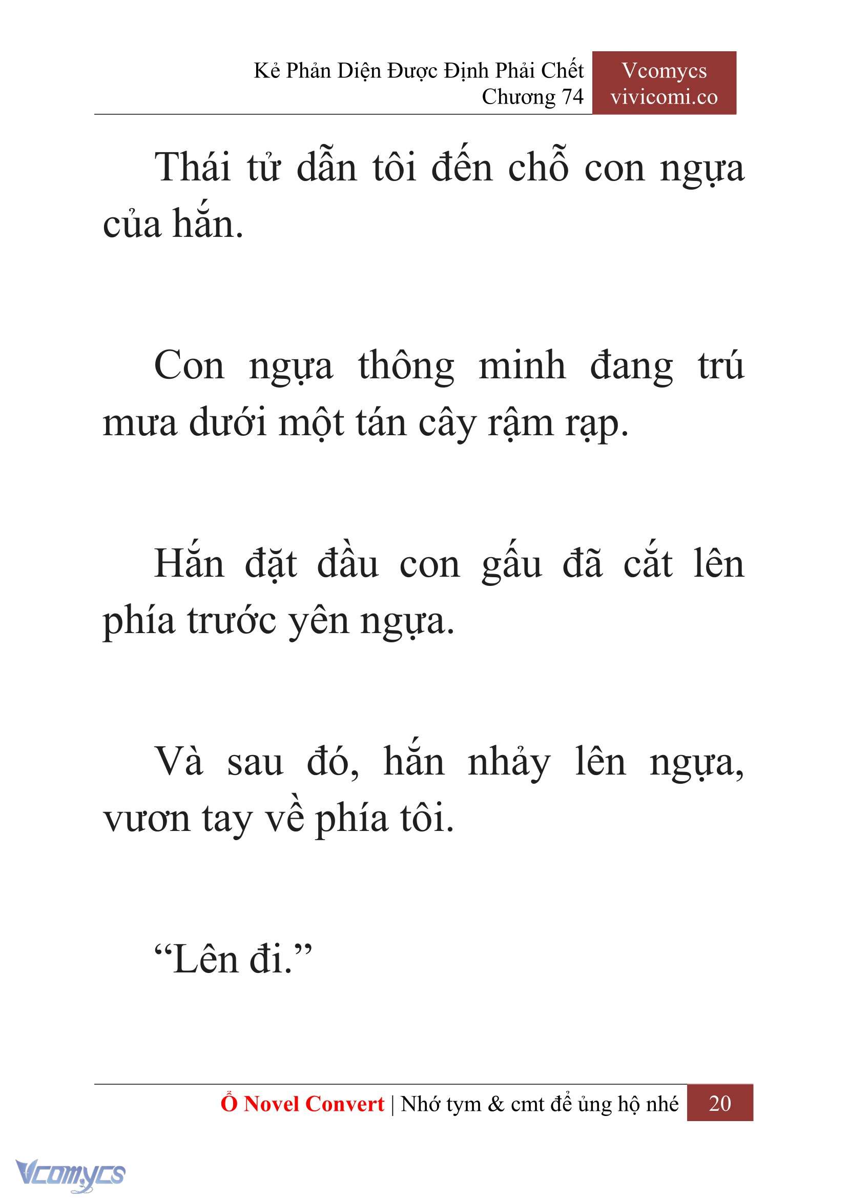 [Novel] Kẻ Phản Diện Được Định Phải Chết Chap 74 - Trang 2