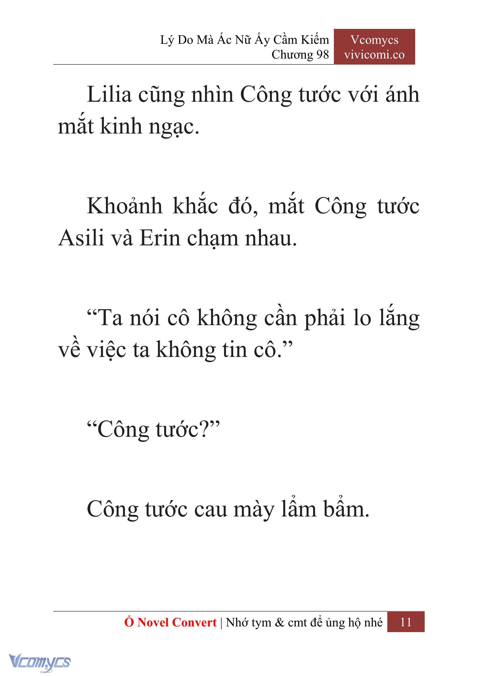 [Novel] Lý Do Mà Ác Nữ Ấy Cầm Kiếm Chap 98 - Trang 2