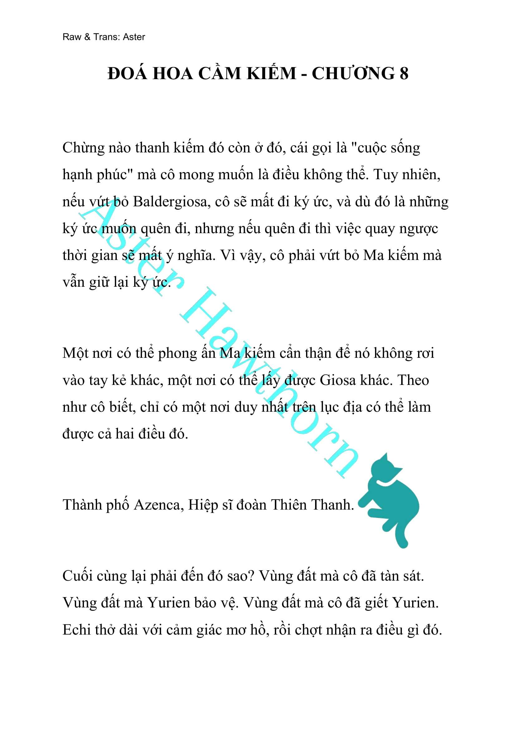 [NOVEL] Đóa Hoa Cầm Kiếm Chap 8 - Trang 2
