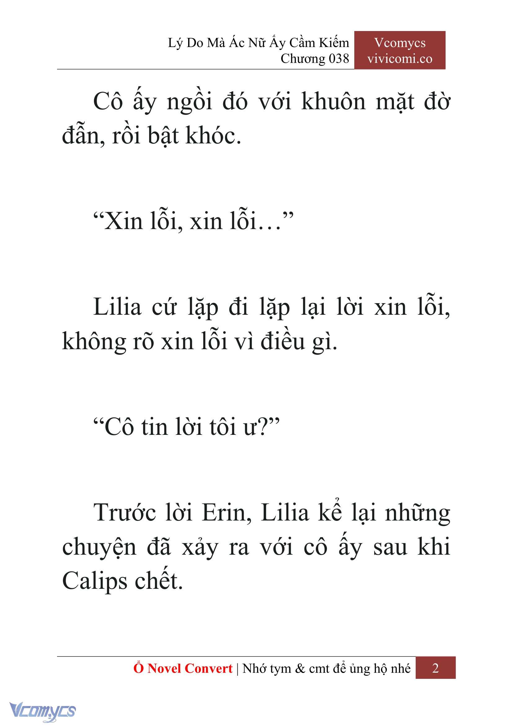 [Novel] Lý Do Mà Ác Nữ Ấy Cầm Kiếm Chap 38 - Trang 2