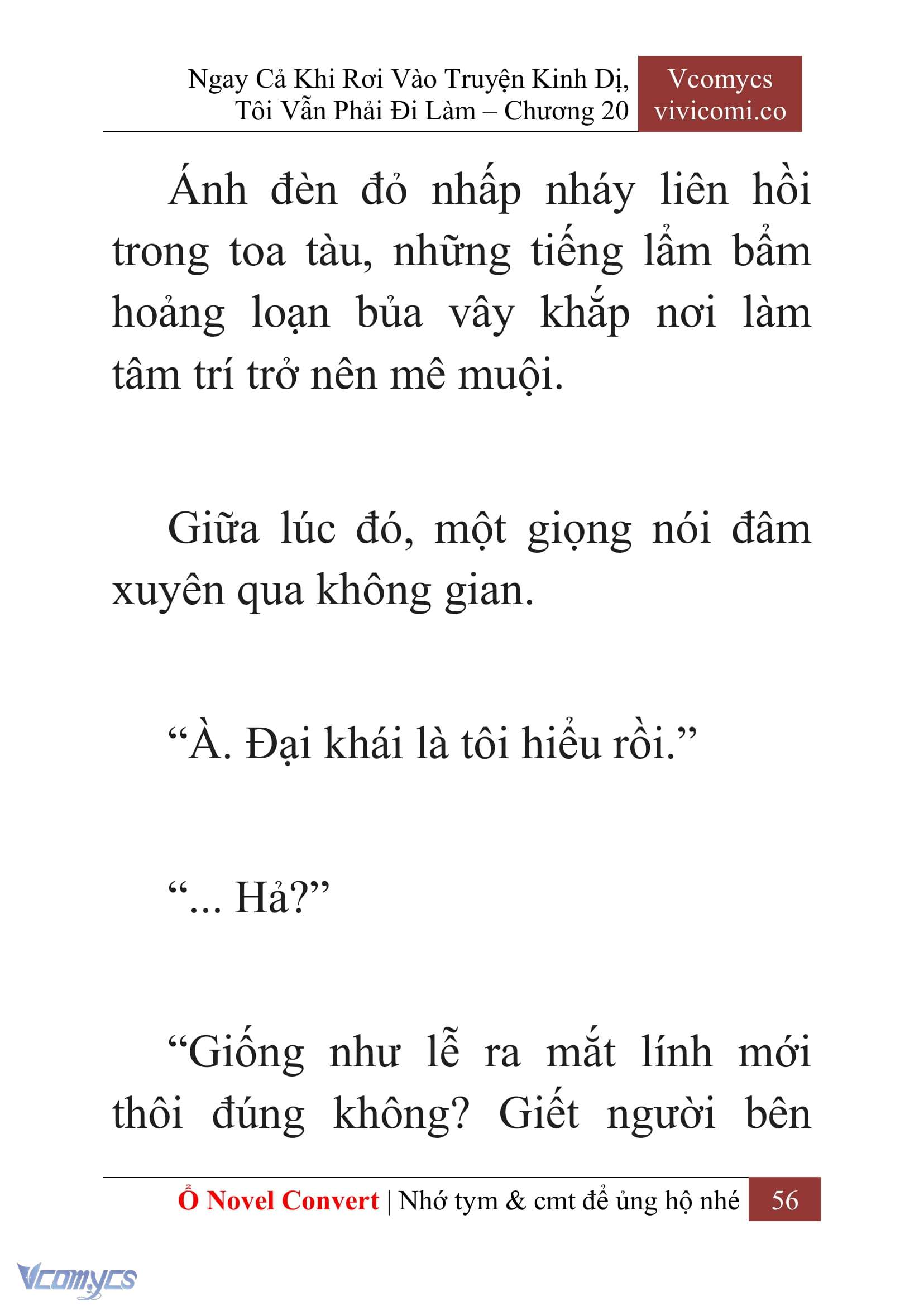 [Novel] Ngay Cả Khi Rơi Vào Truyện Kinh Dị, Tôi Vẫn Phải Đi Làm Chap 20 - Trang 2