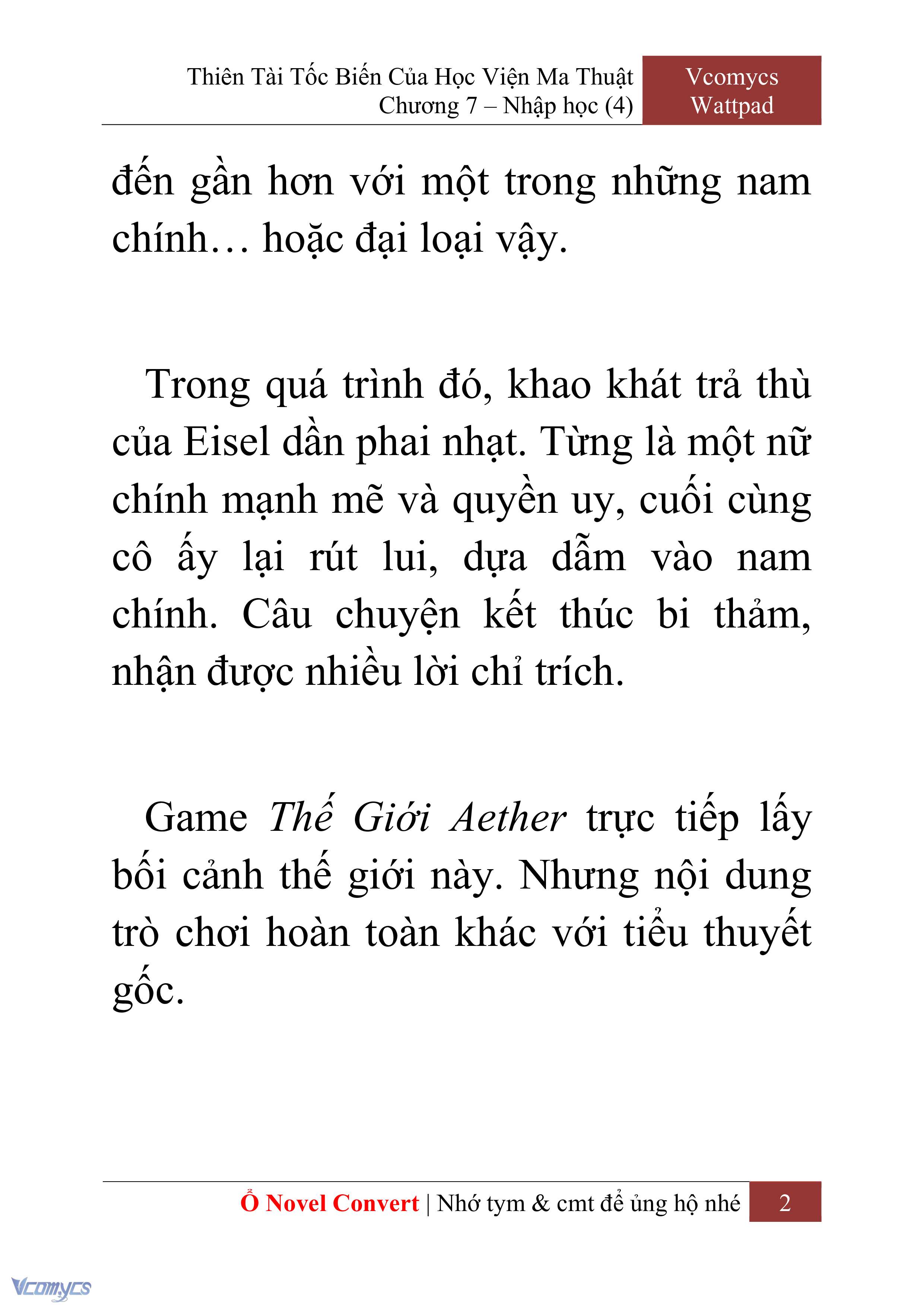 [Novel] Thiên Tài Tốc Biến Của Học Viện Ma Thuật Chap 7 - Trang 2