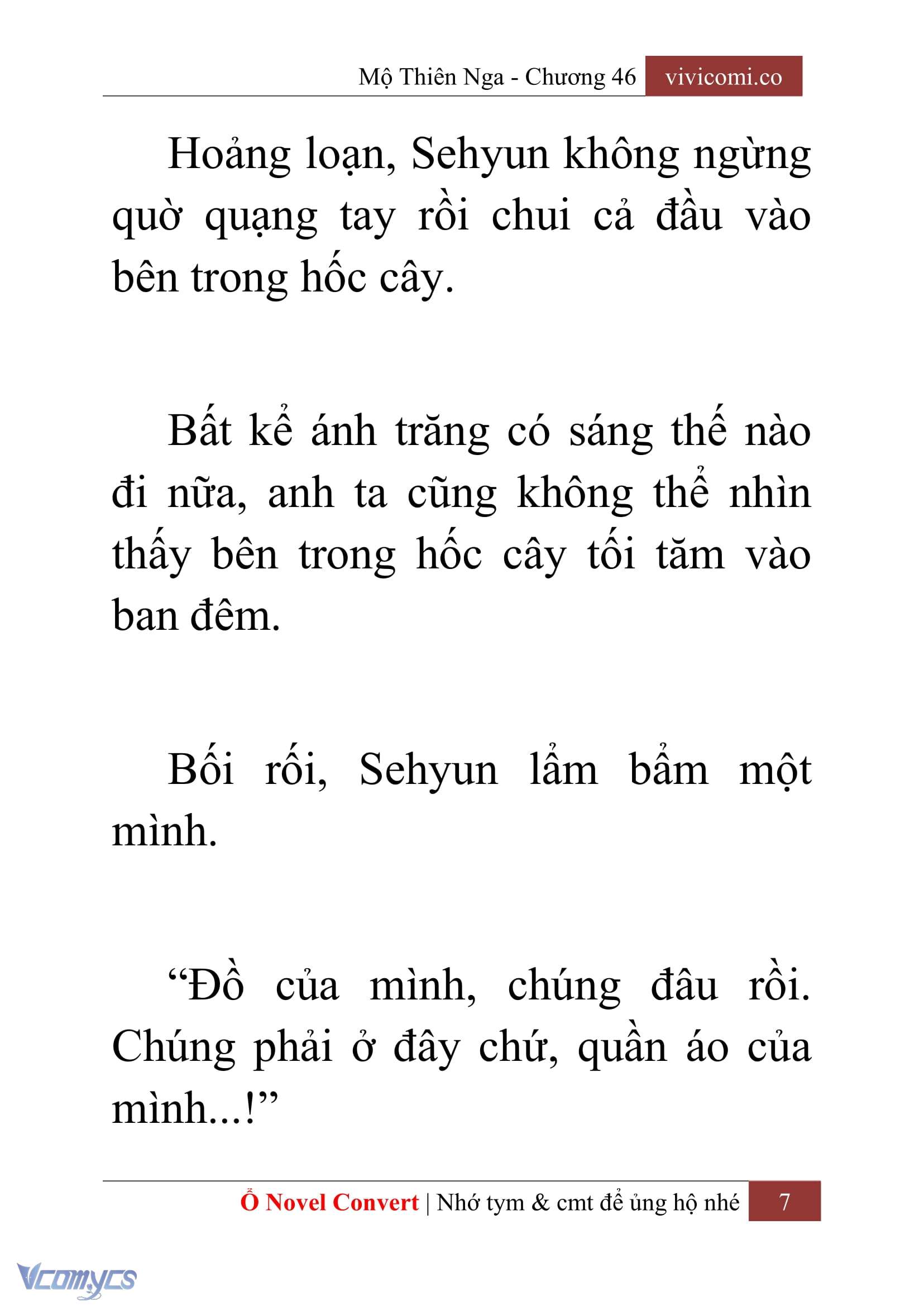 [Novel] Mộ Thiên Nga Chap 46 - Trang 2