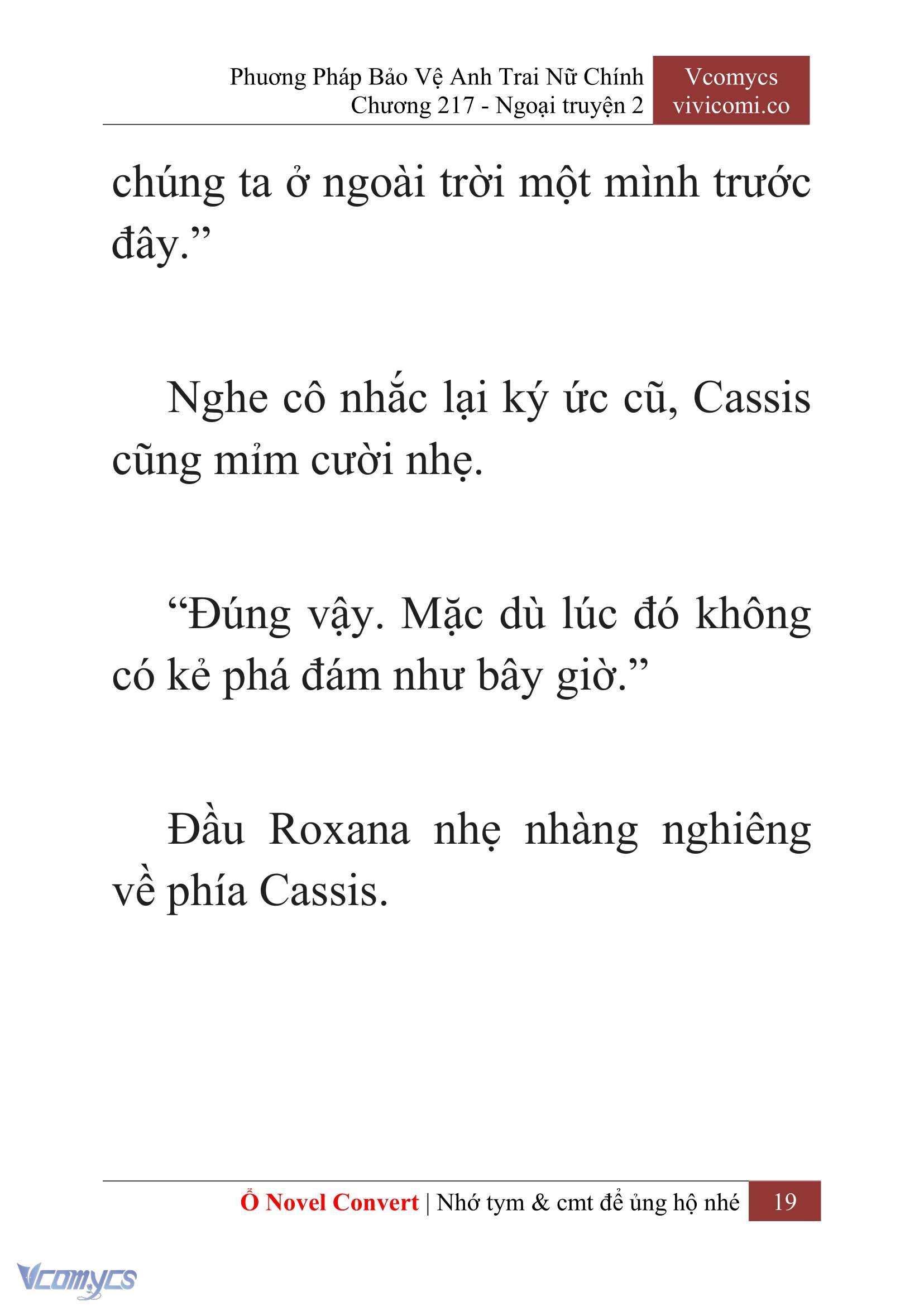 [Novel] Phương Pháp Bảo Vệ Anh Trai Nữ Chính Chap 217 - Trang 2