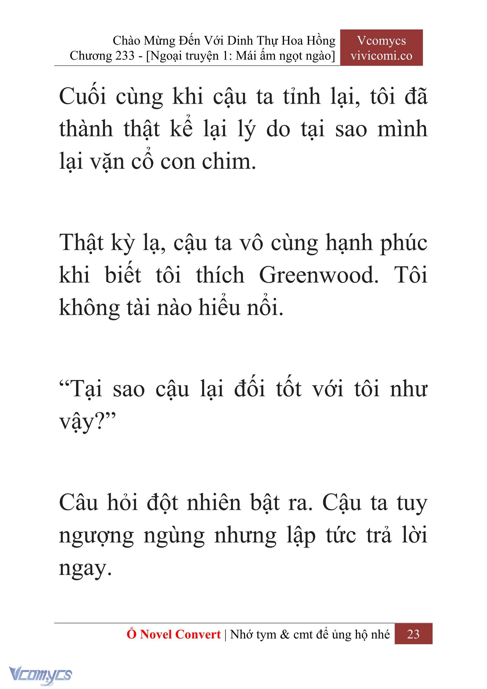 [Novel] Chào Mừng Đến Với Dinh Thự Hoa Hồng Chap 233 - Trang 2
