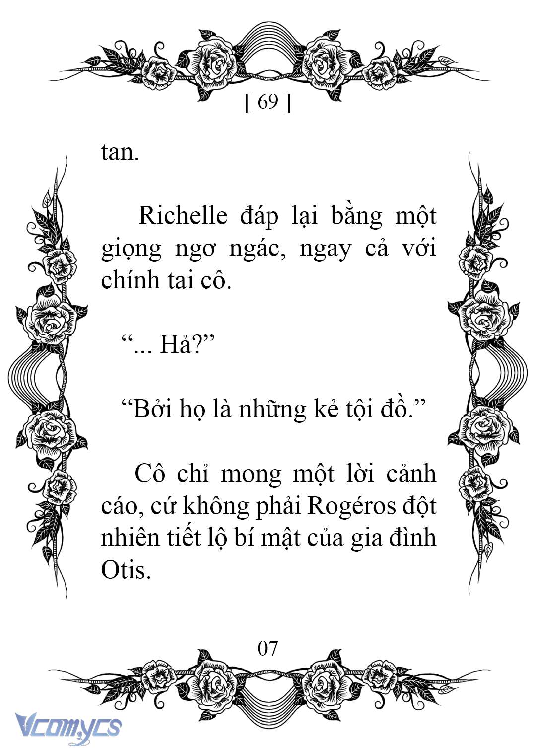 [Novel] Chào Mừng Đến Với Dinh Thự Hoa Hồng Chap 69 - Trang 2