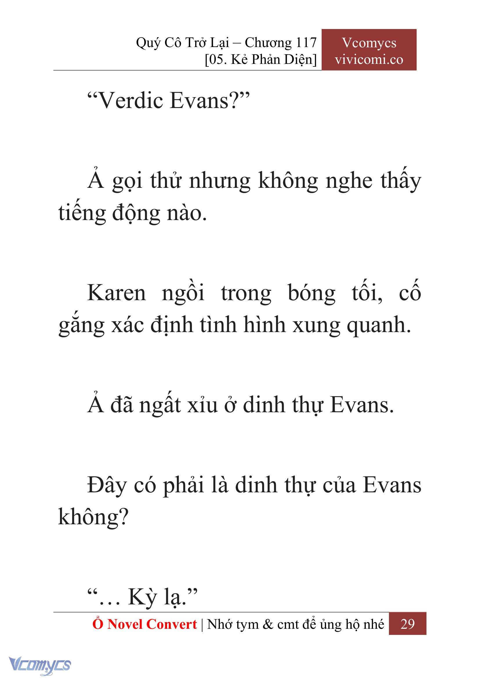 [Novel] Quý Cô Trở Lại Chap 117 - Trang 2