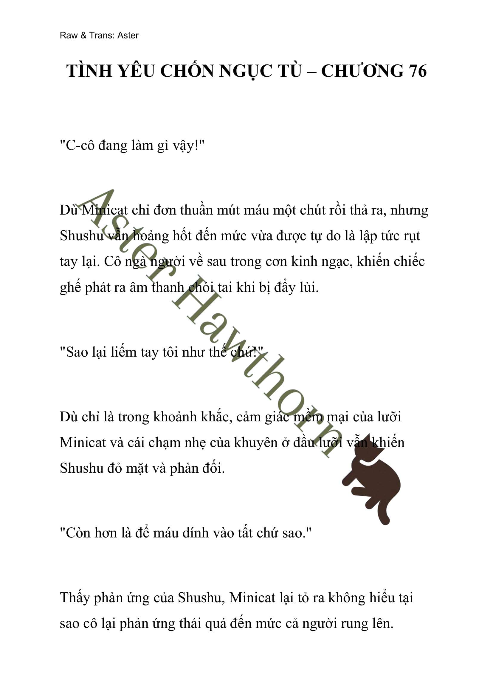 [NOVEL] Tình Yêu Chốn Ngục Tù Chap 76 - Trang 2