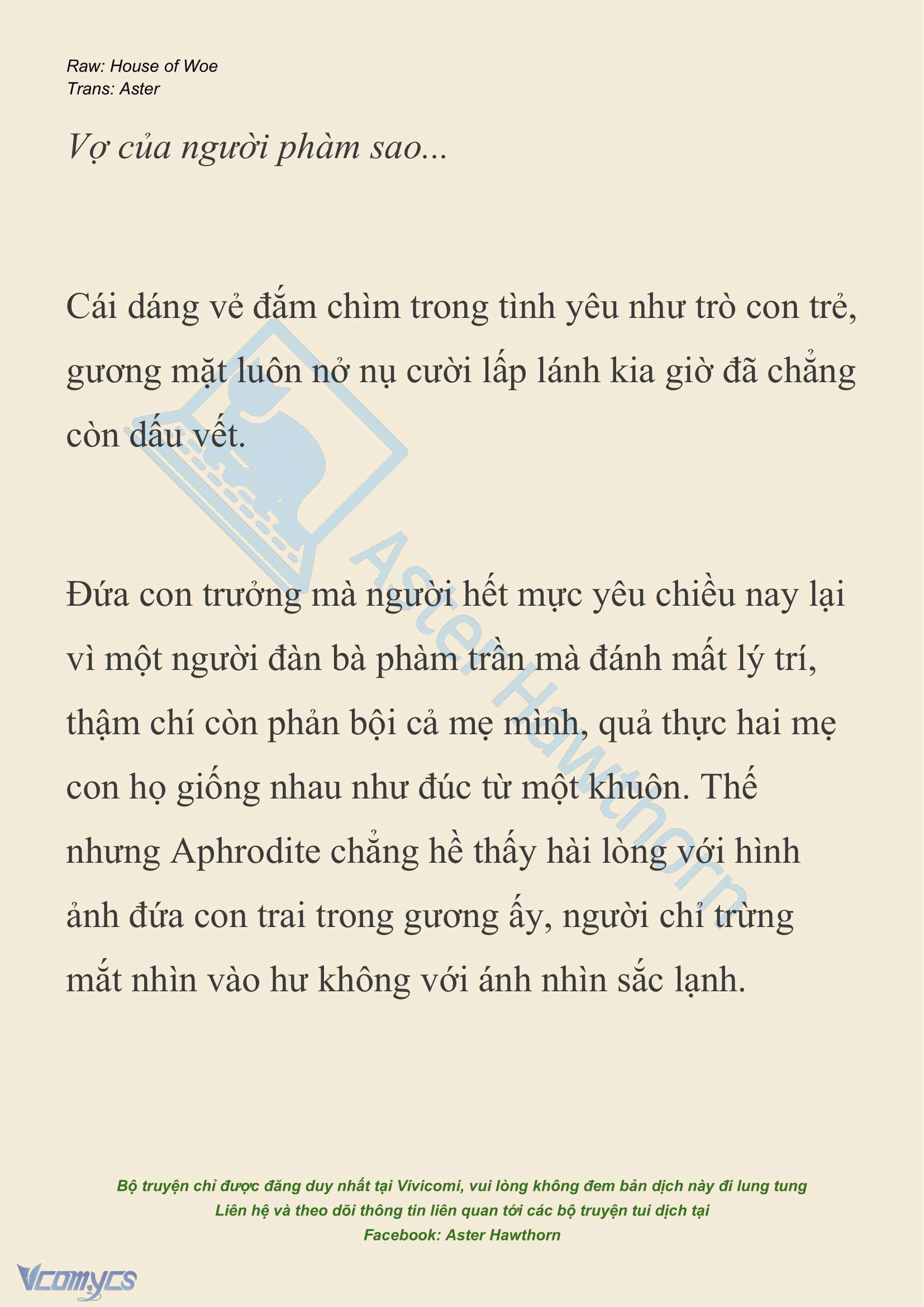 [NOVEL] Dành Cho Các Nữ Thần: Dành cho Psyche Chap 36 - Trang 2