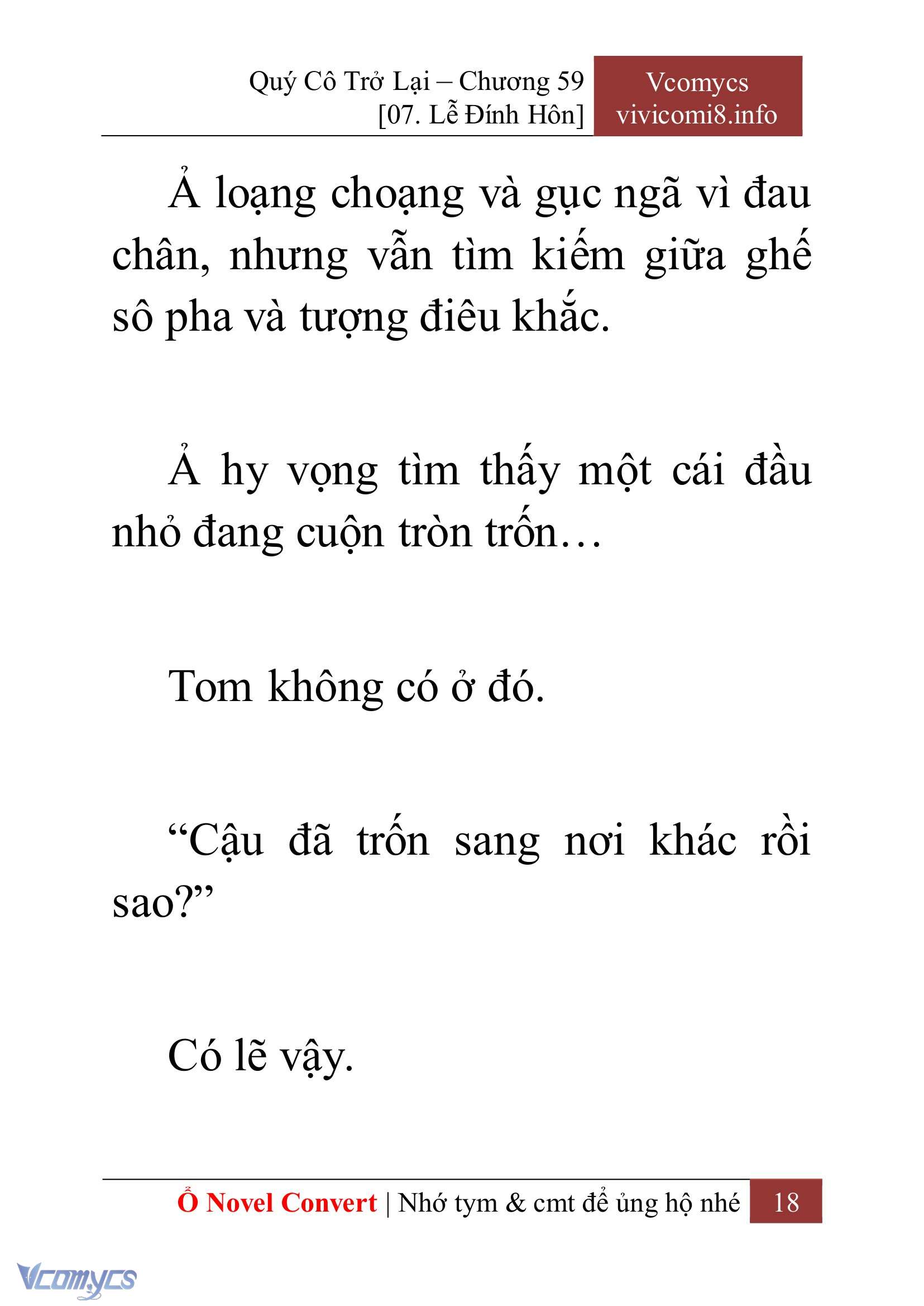 [Novel] Quý Cô Trở Lại Chap 59 - Trang 2