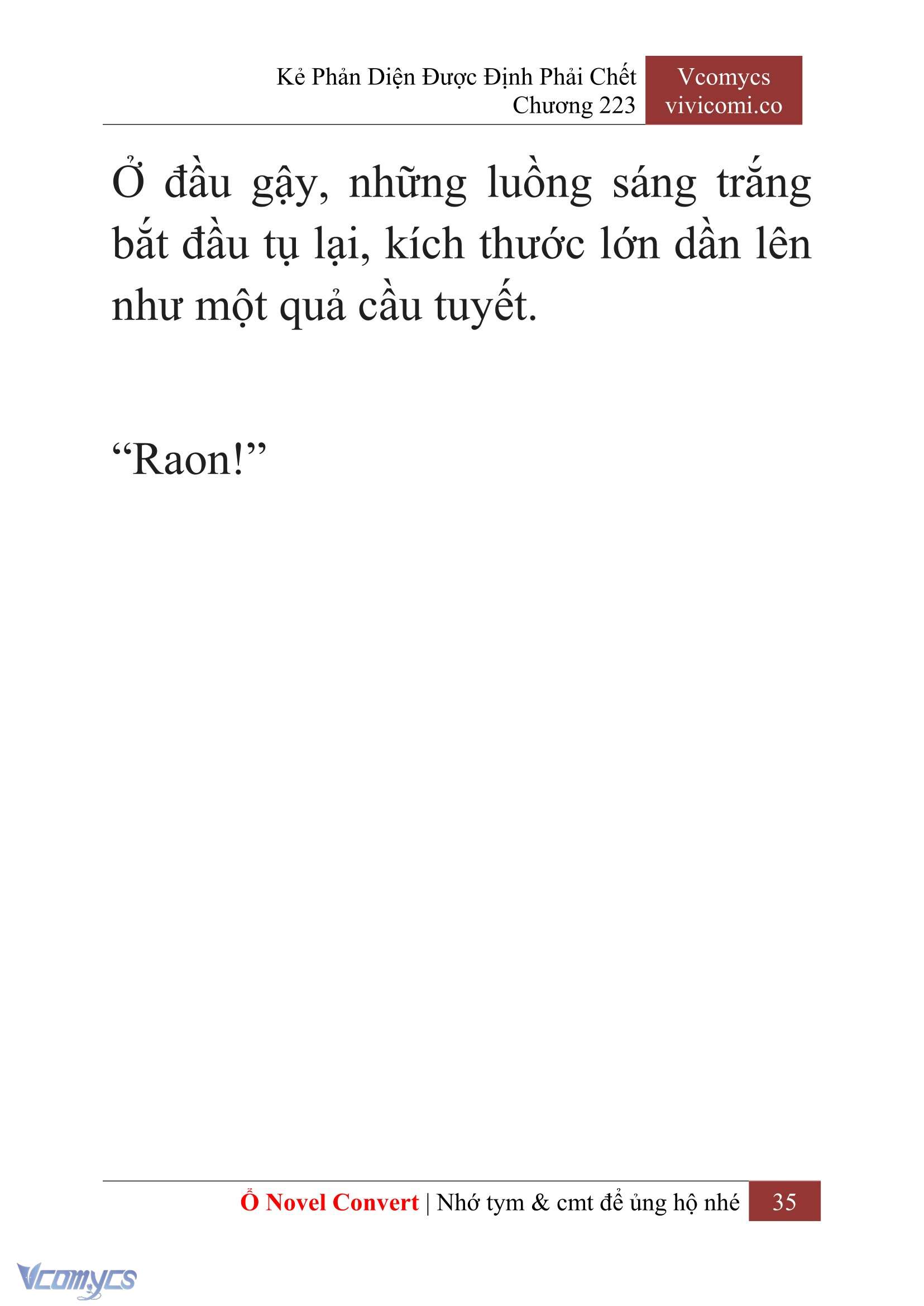 [Novel] Kẻ Phản Diện Được Định Phải Chết Chap 223 - Trang 2