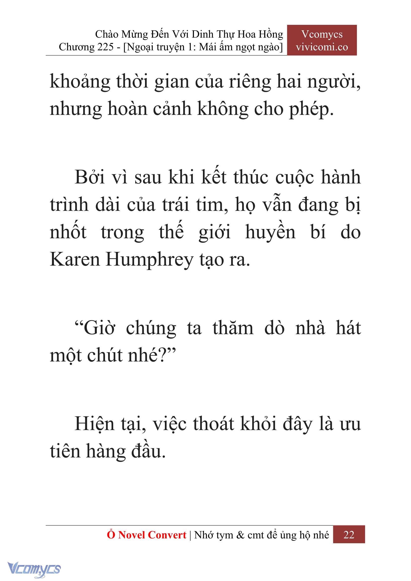 [Novel] Chào Mừng Đến Với Dinh Thự Hoa Hồng Chap 225 - Trang 2