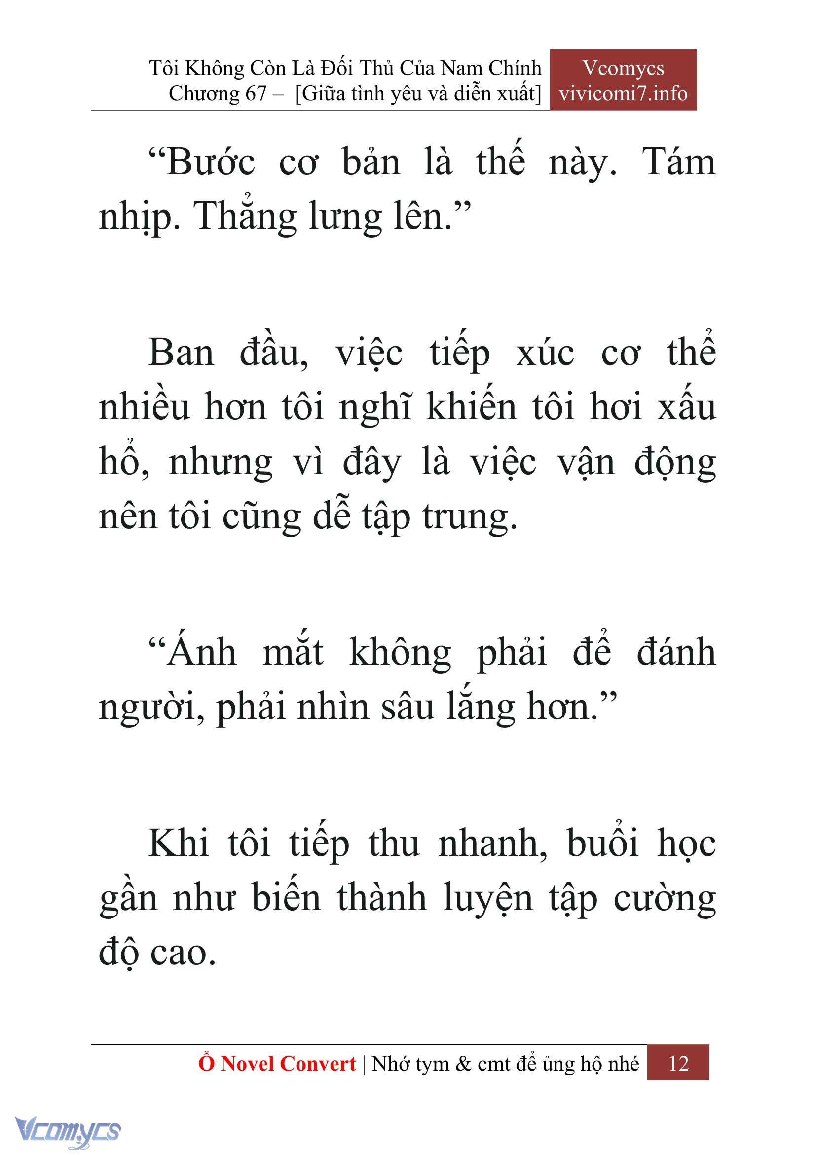 [Novel] Tôi Không Còn Là Đối Thủ Của Nam Chính Chap 67 - Trang 2