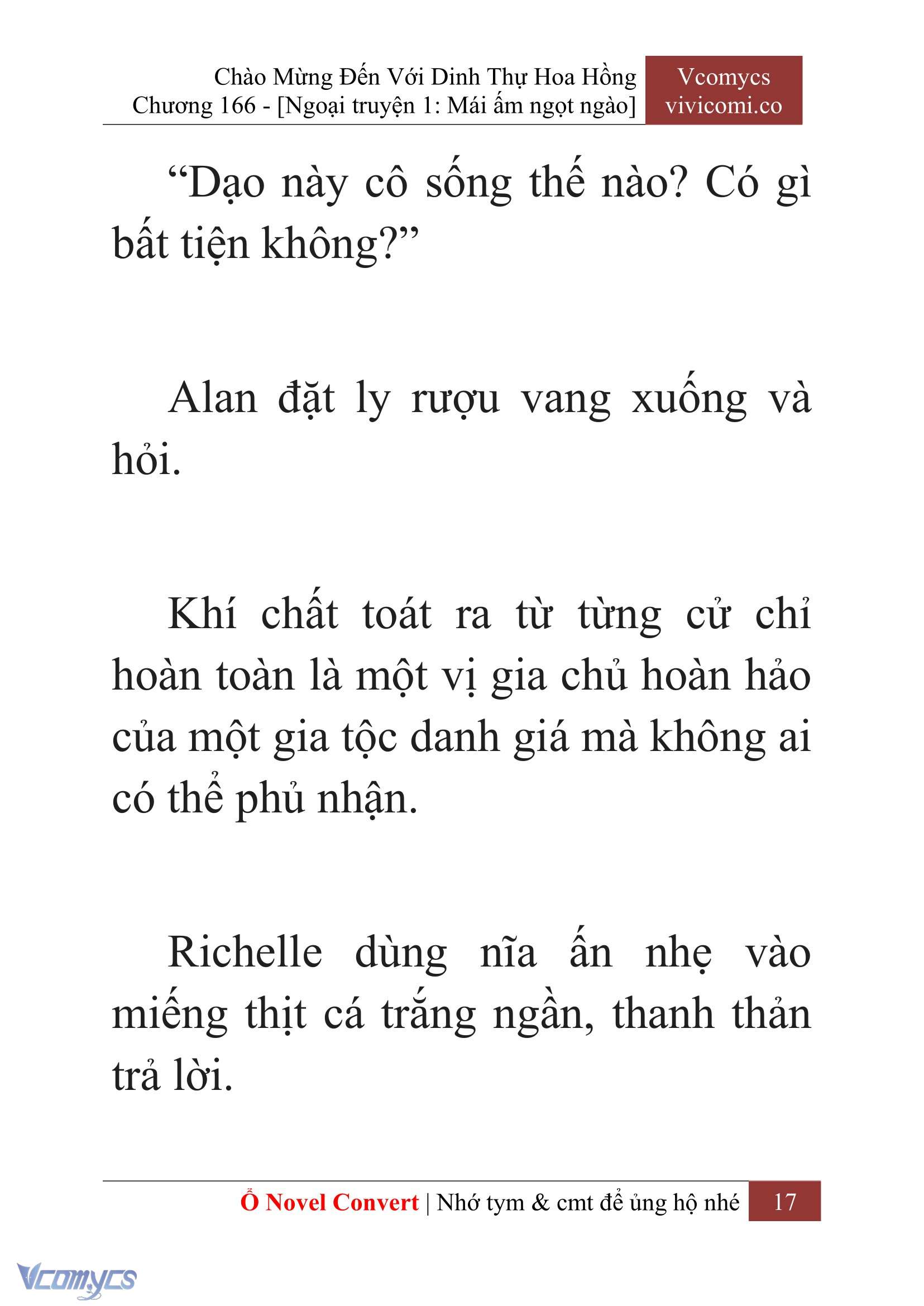 [Novel] Chào Mừng Đến Với Dinh Thự Hoa Hồng Chap 166 - Trang 2