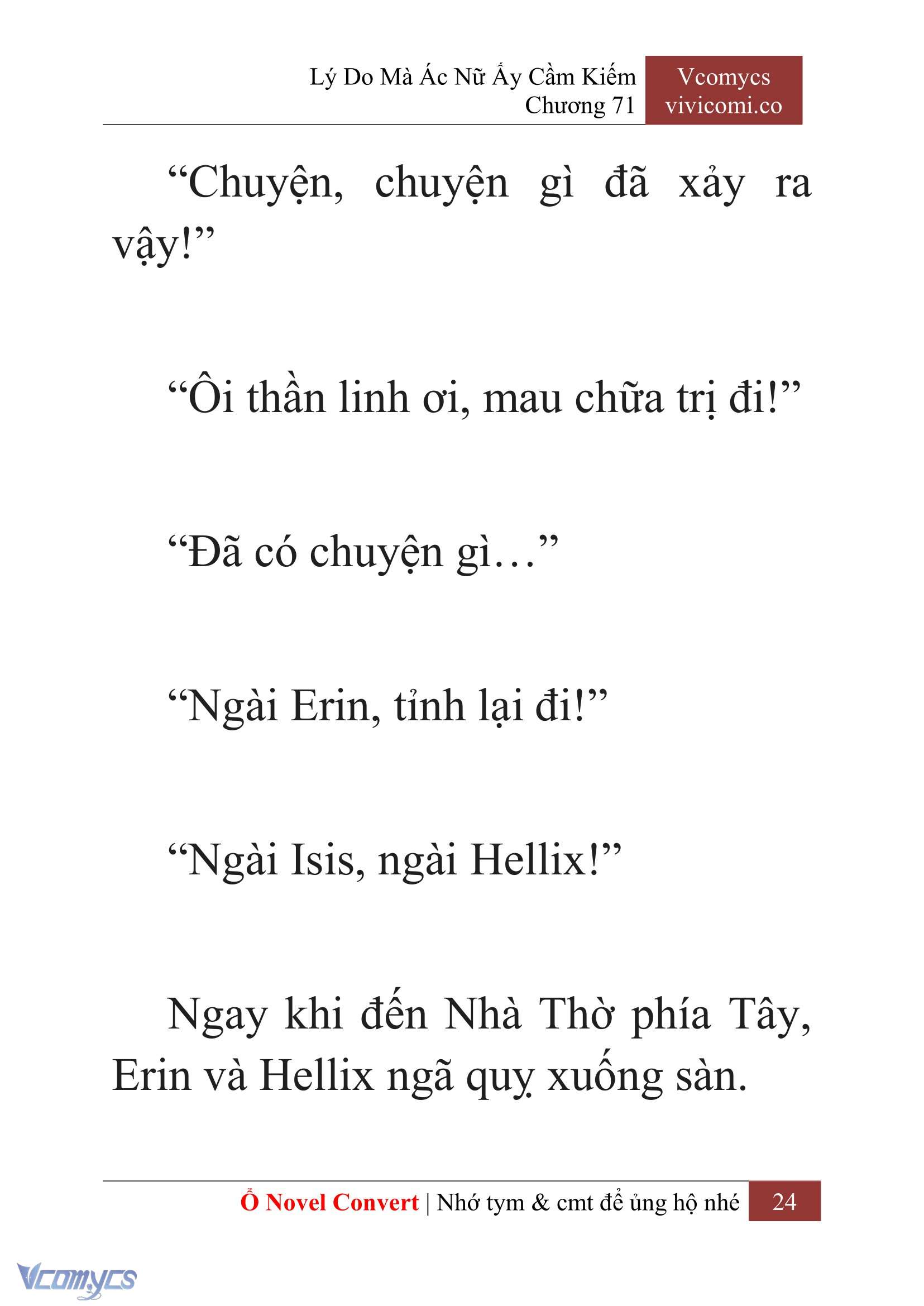 [Novel] Lý Do Mà Ác Nữ Ấy Cầm Kiếm Chap 71 - Trang 2