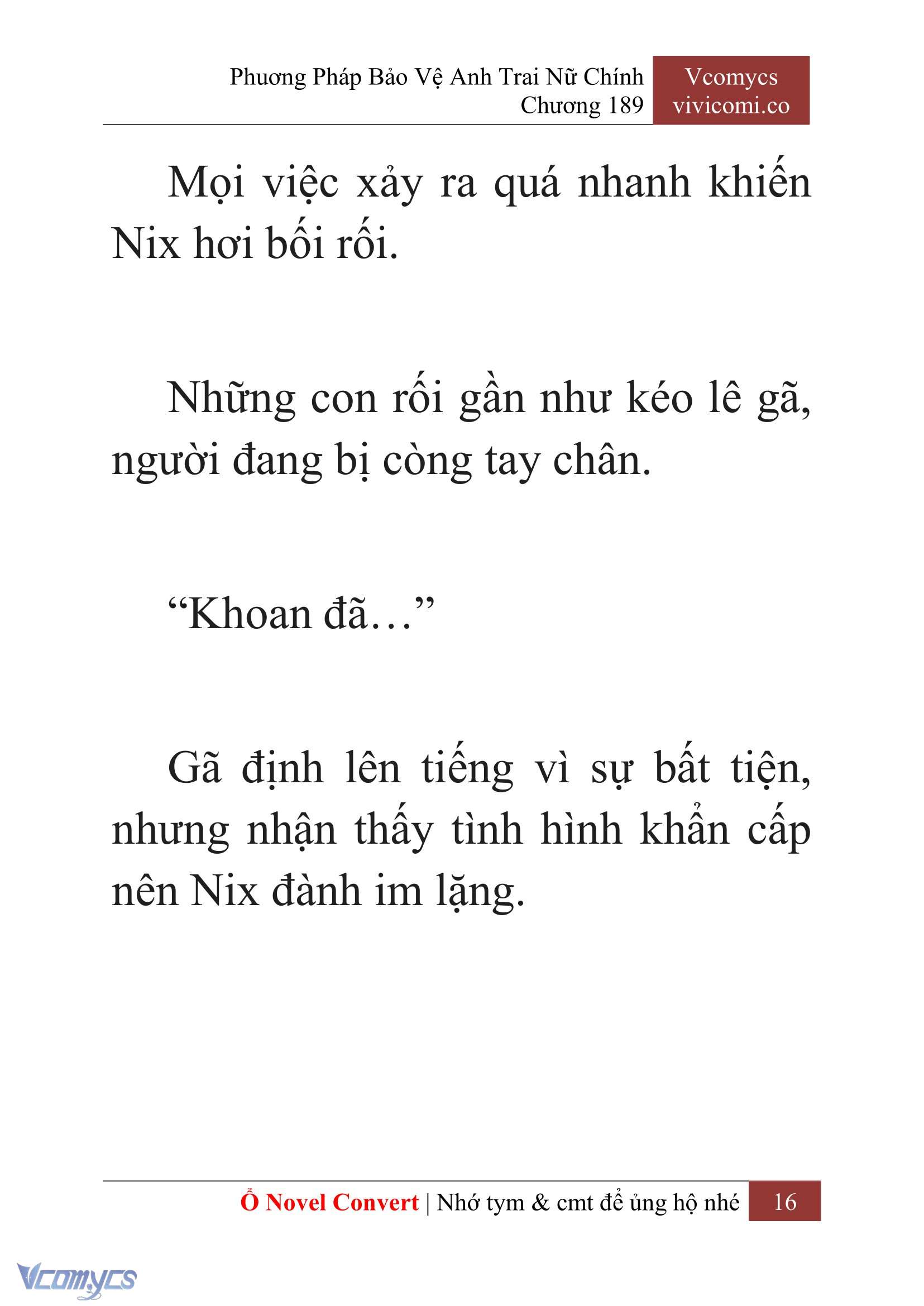 [Novel] Phương Pháp Bảo Vệ Anh Trai Nữ Chính Chap 189 - Trang 2