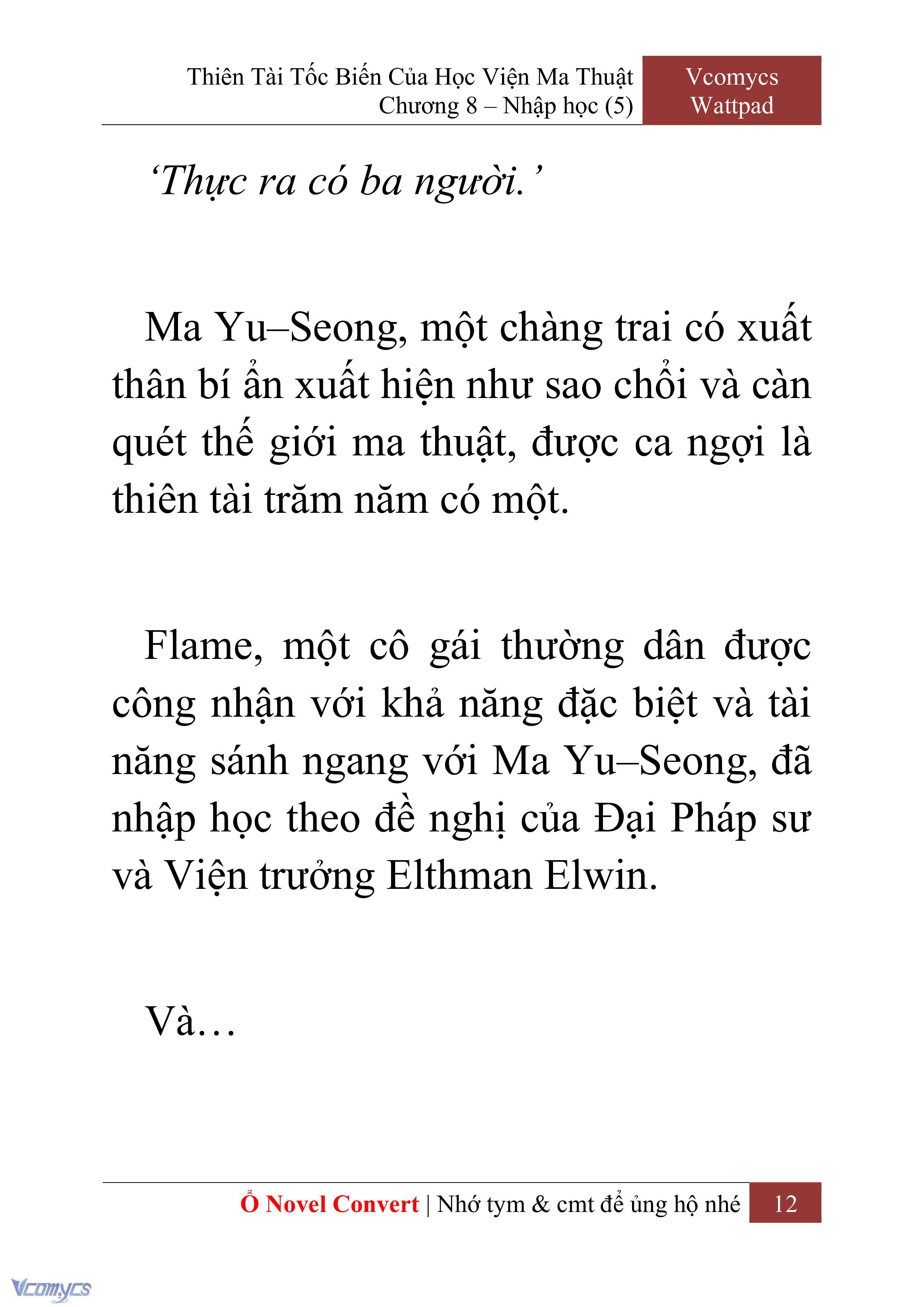 [Novel] Thiên Tài Tốc Biến Của Học Viện Ma Thuật Chap 8 - Trang 2