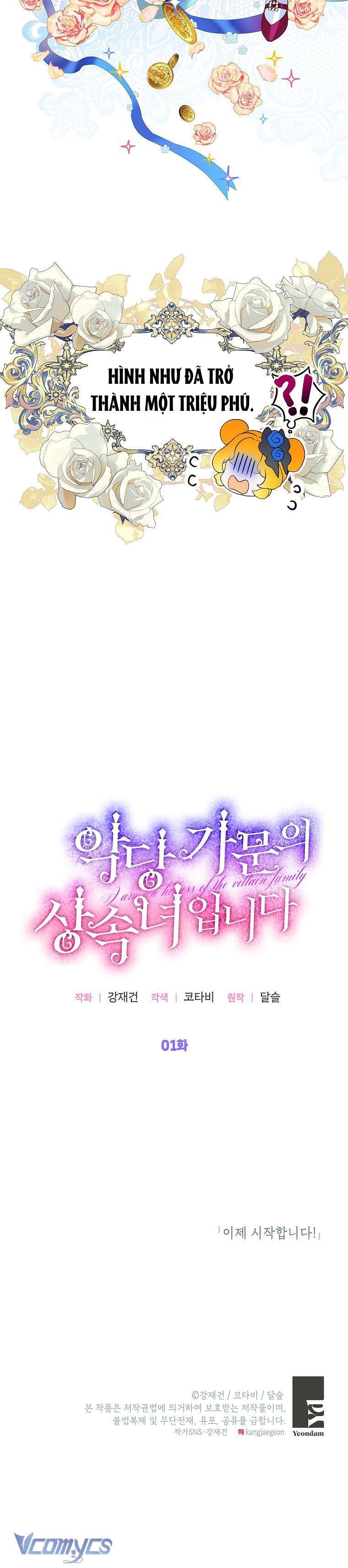 Trở Thành Người Thừa Kế Của Gia Đình Phản Diện Chap 1 - Trang 3