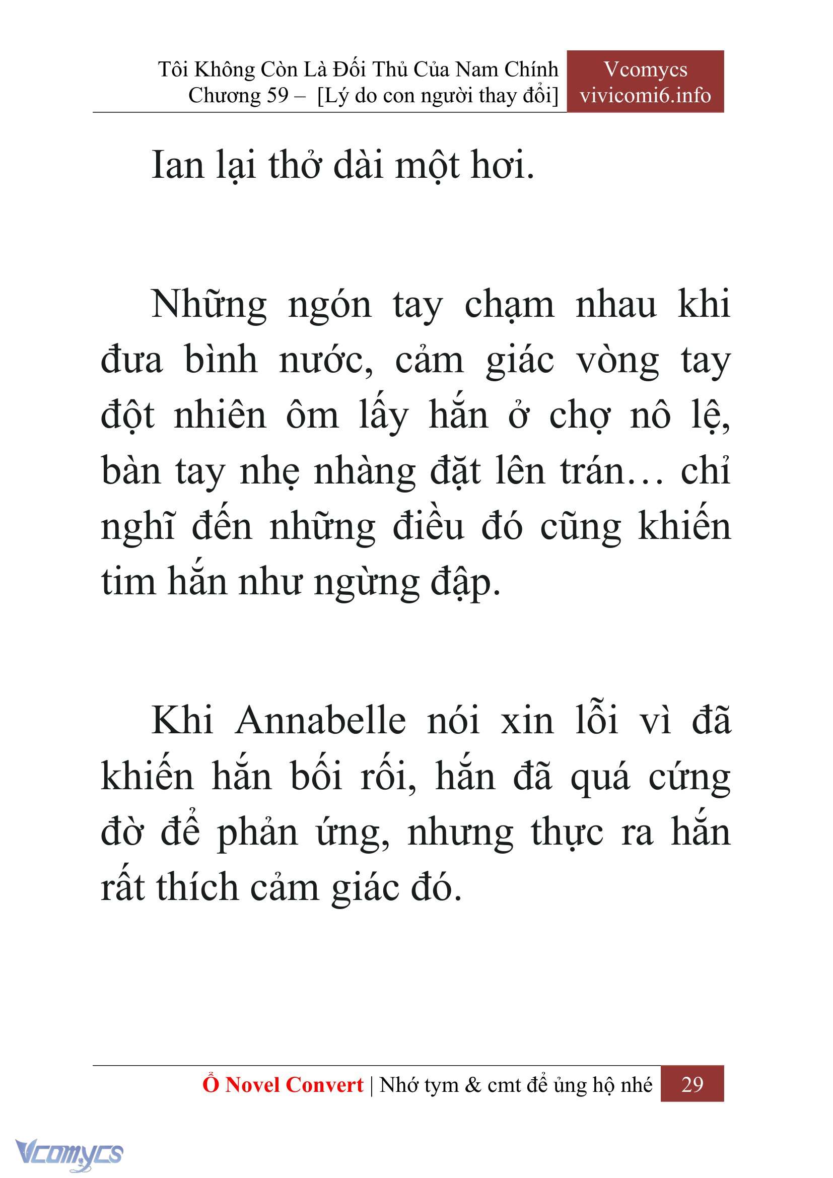 [Novel] Tôi Không Còn Là Đối Thủ Của Nam Chính Chap 59 - Trang 2