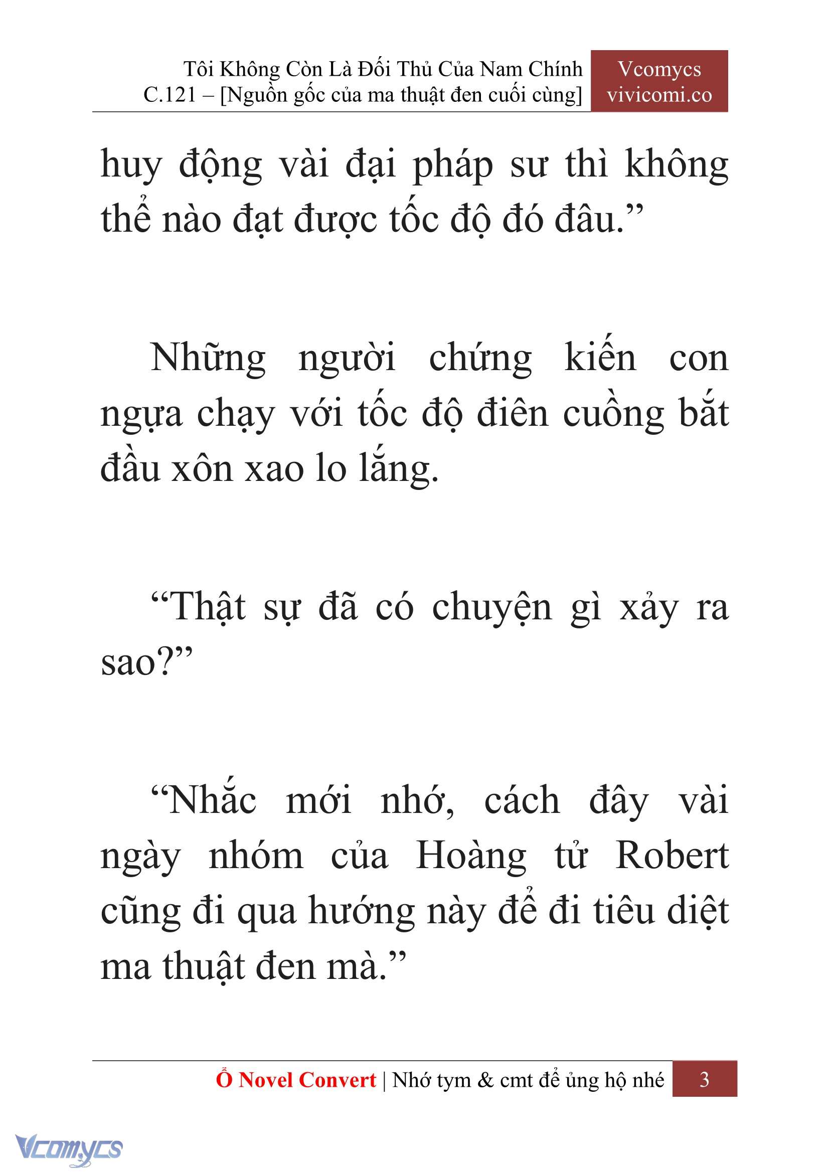 [Novel] Tôi Không Còn Là Đối Thủ Của Nam Chính Chap 121 - Trang 2