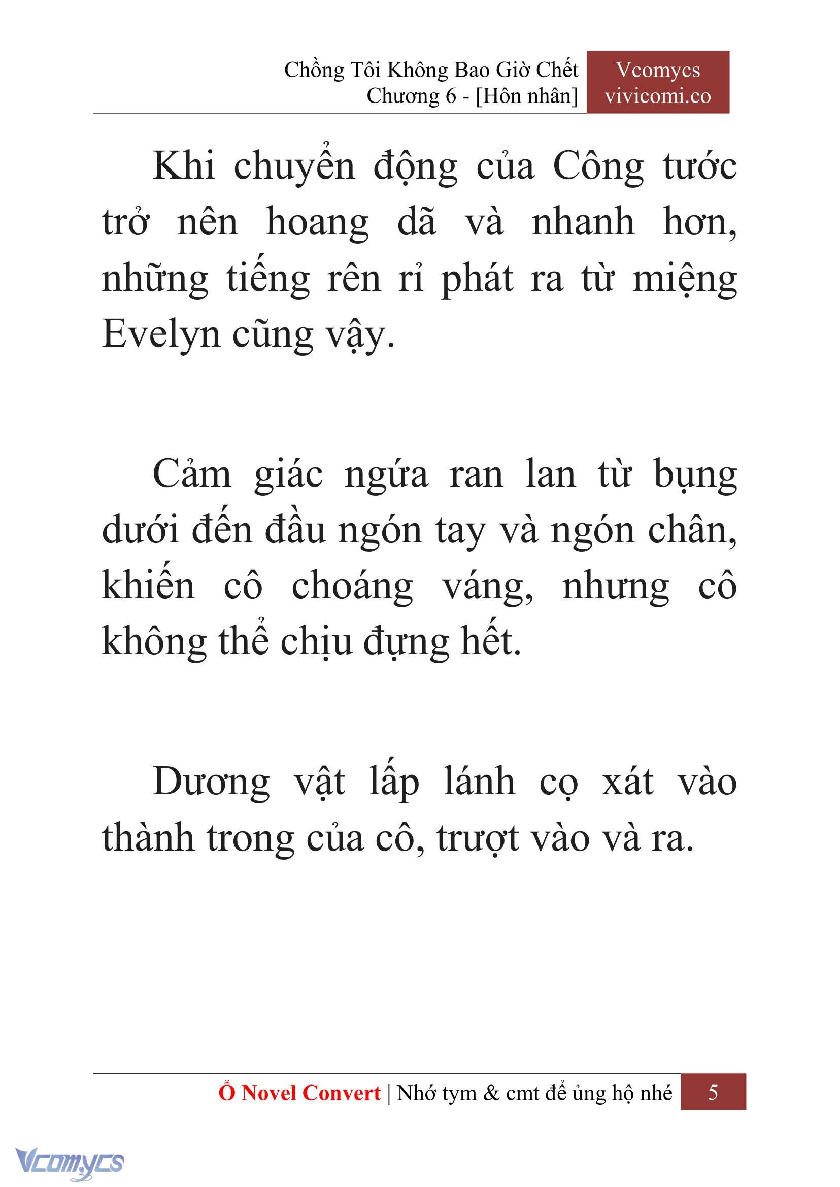[Novel] Chồng Tôi Không Bao Giờ Chết Chap 6 - Trang 2