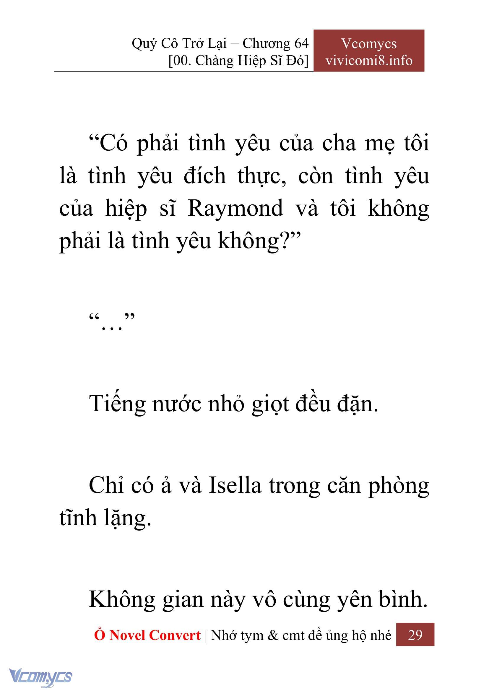 [Novel] Quý Cô Trở Lại Chap 64 - Trang 2