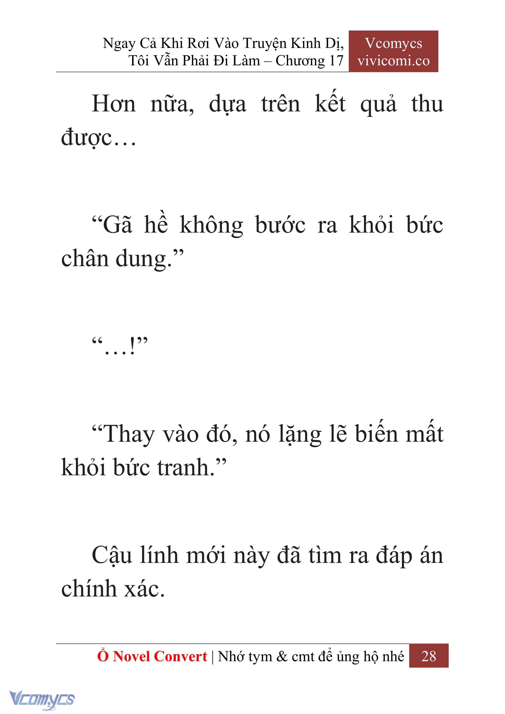 [Novel] Ngay Cả Khi Rơi Vào Truyện Kinh Dị, Tôi Vẫn Phải Đi Làm Chap 17 - Trang 2