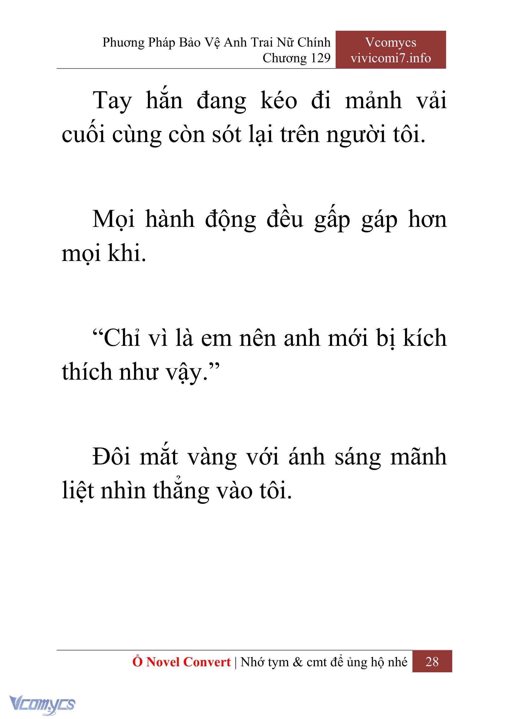 [Novel] Phương Pháp Bảo Vệ Anh Trai Nữ Chính Chap 129 - Trang 2