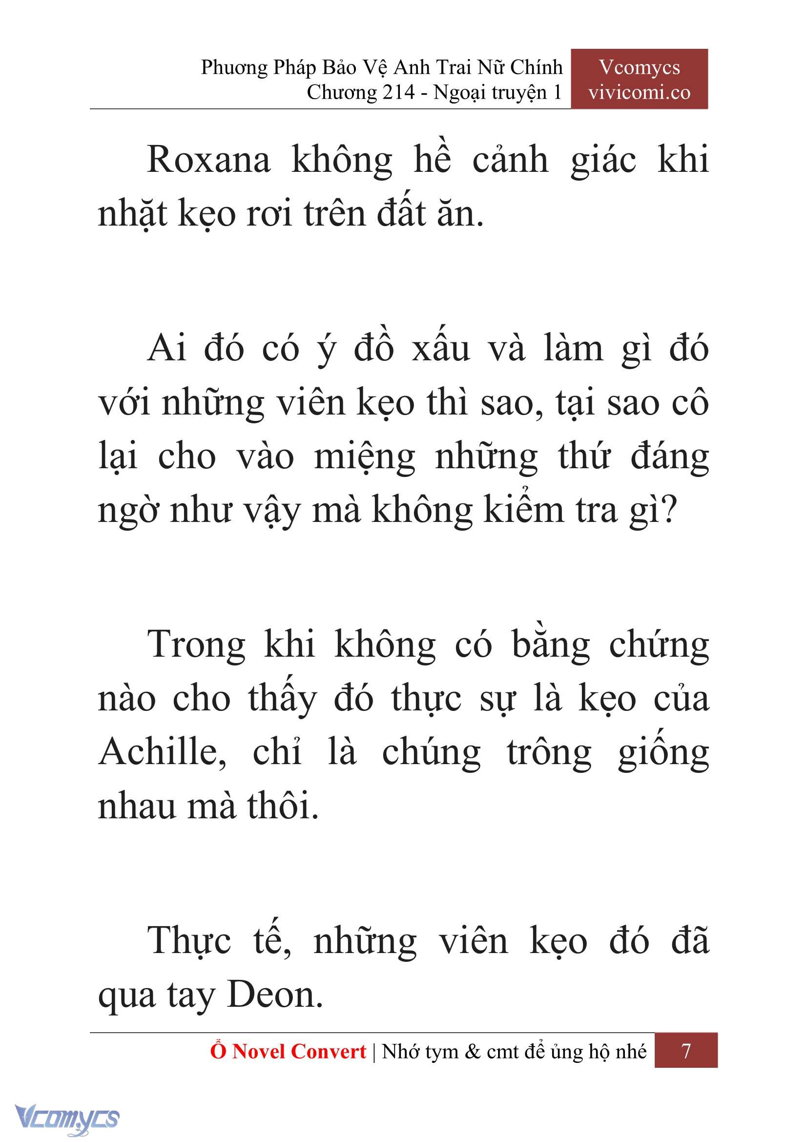 [Novel] Phương Pháp Bảo Vệ Anh Trai Nữ Chính Chap 214 - Trang 2