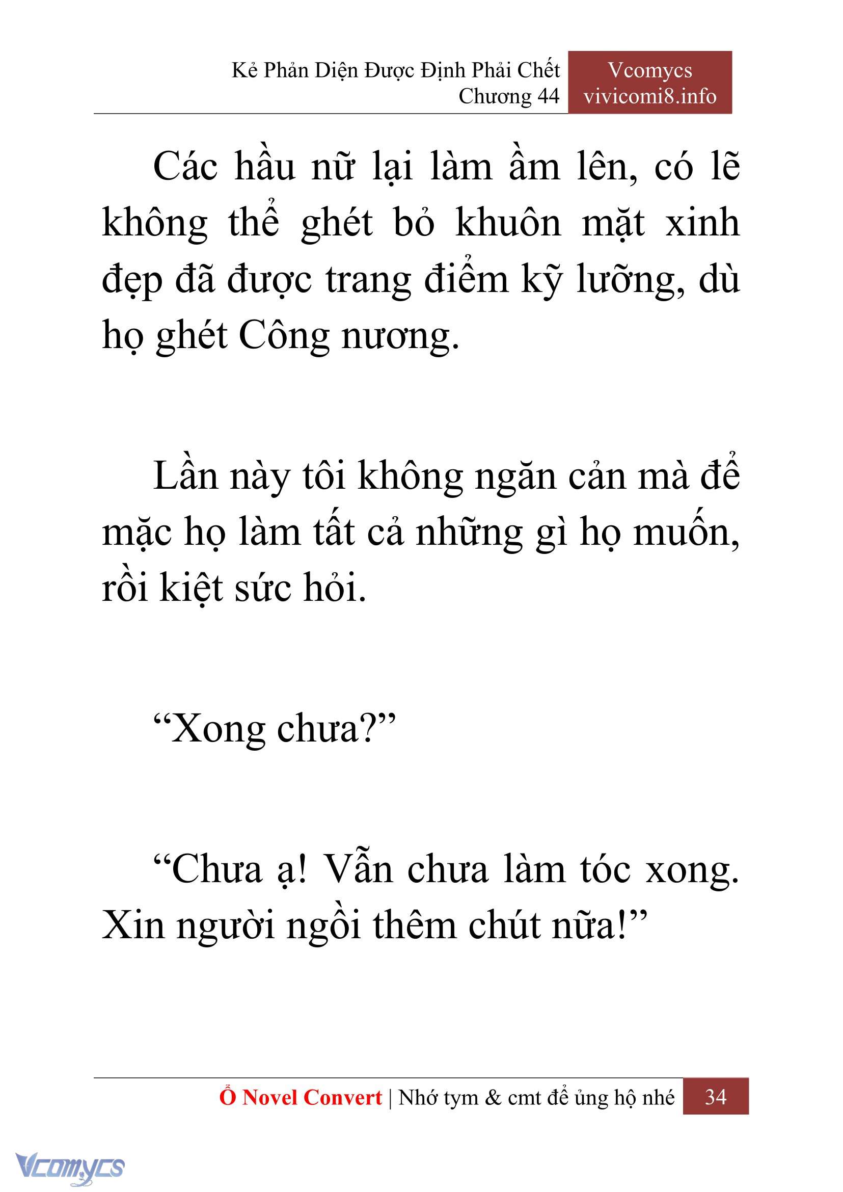 [Novel] Kẻ Phản Diện Được Định Phải Chết Chap 44 - Next Chap 45