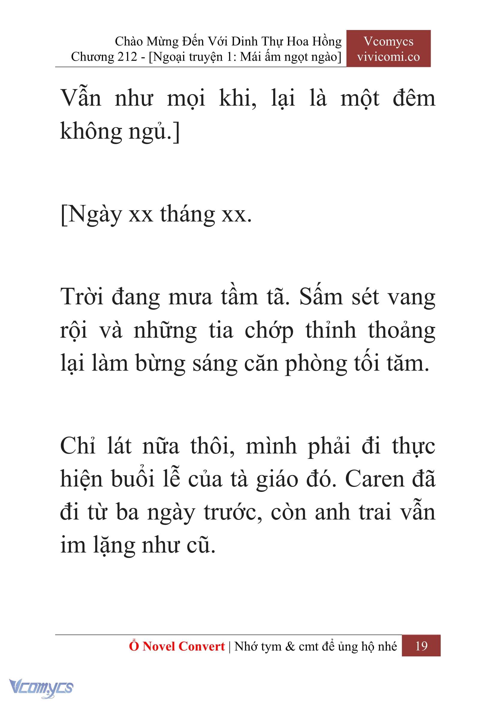 [Novel] Chào Mừng Đến Với Dinh Thự Hoa Hồng Chap 212 - Trang 2